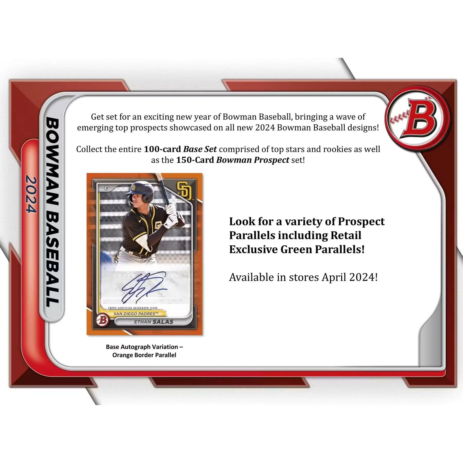 2024 Bowman Baseball Blaster Box (Ships Sealed Only) - D2