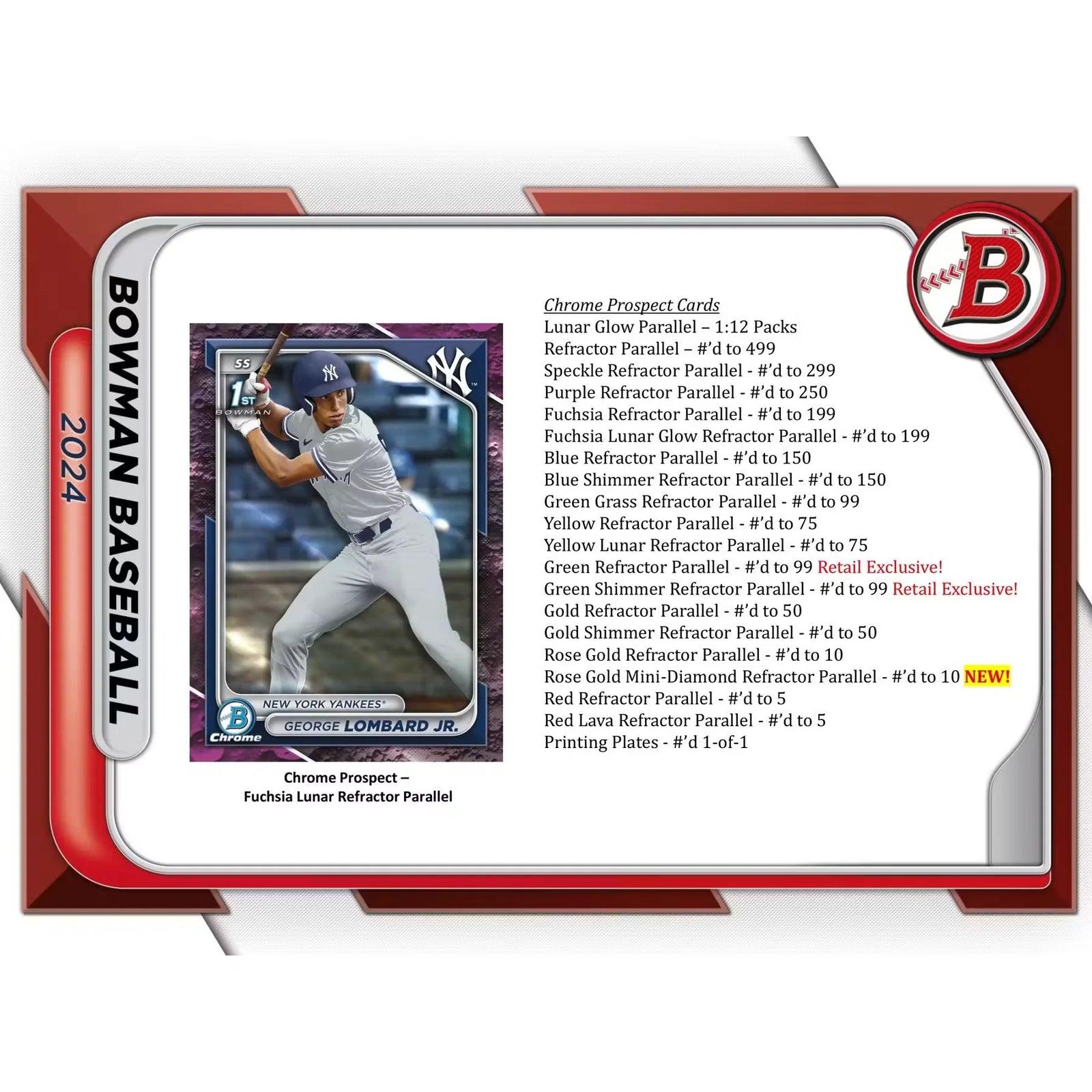 2024 Bowman Baseball Blaster Box (Ships Sealed Only) - D2