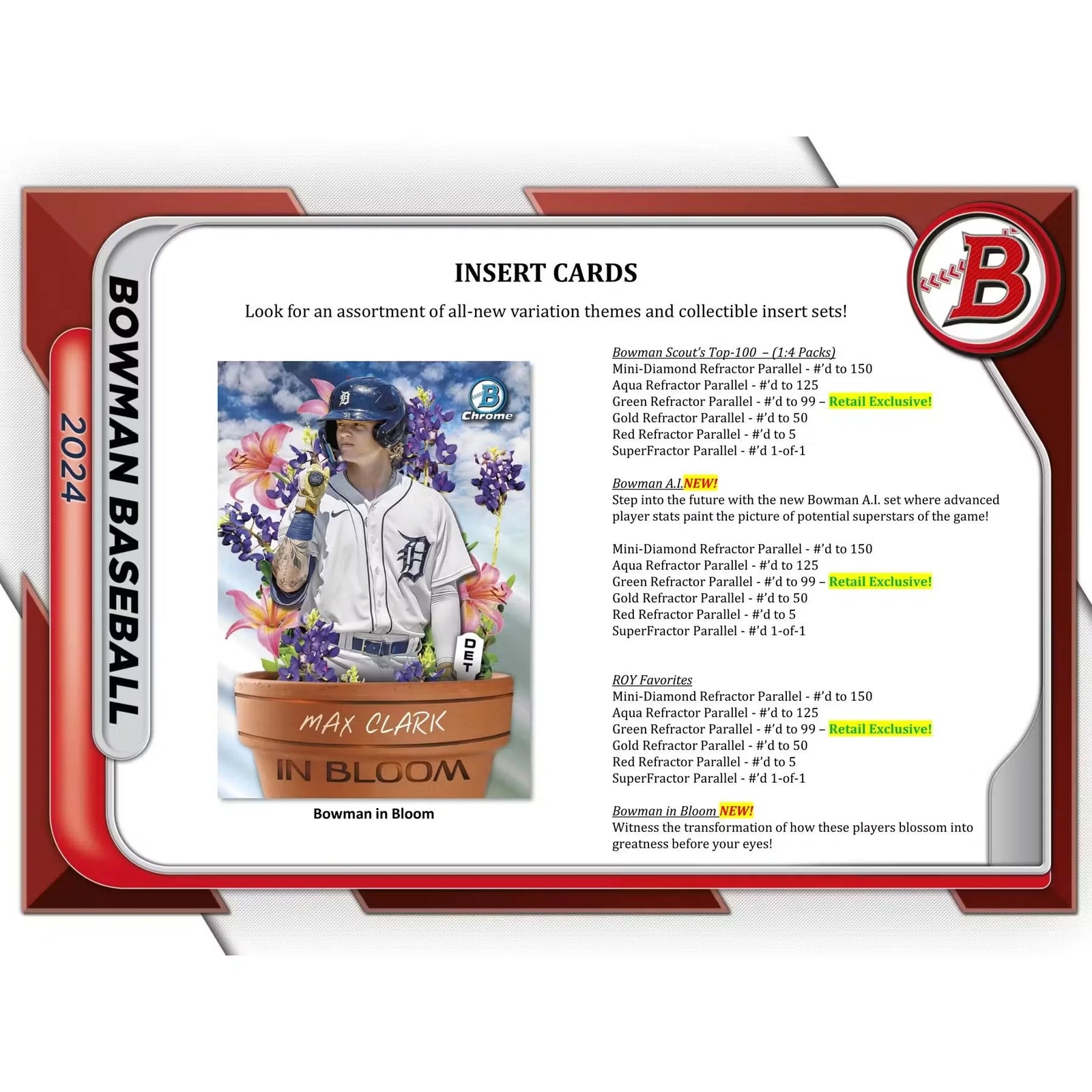 2024 Bowman Baseball Blaster Box (Ships Sealed Only) - D2