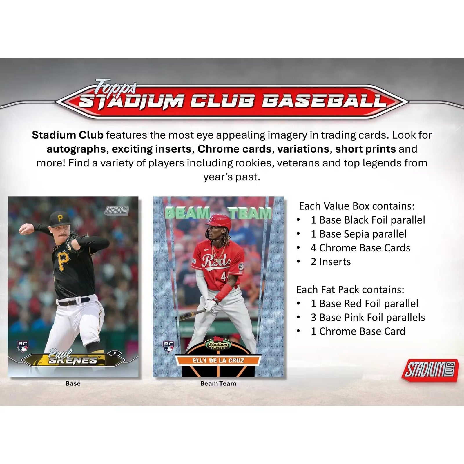 2024 Topps Stadium Club Baseball Blaster Box (Ships Sealed Only) - D