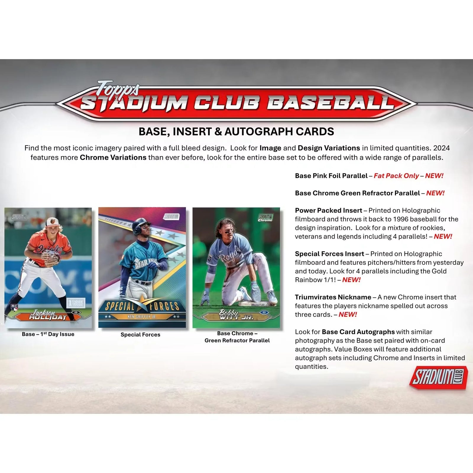 2024 Topps Stadium Club Baseball Blaster Box (Ships Sealed Only) - D