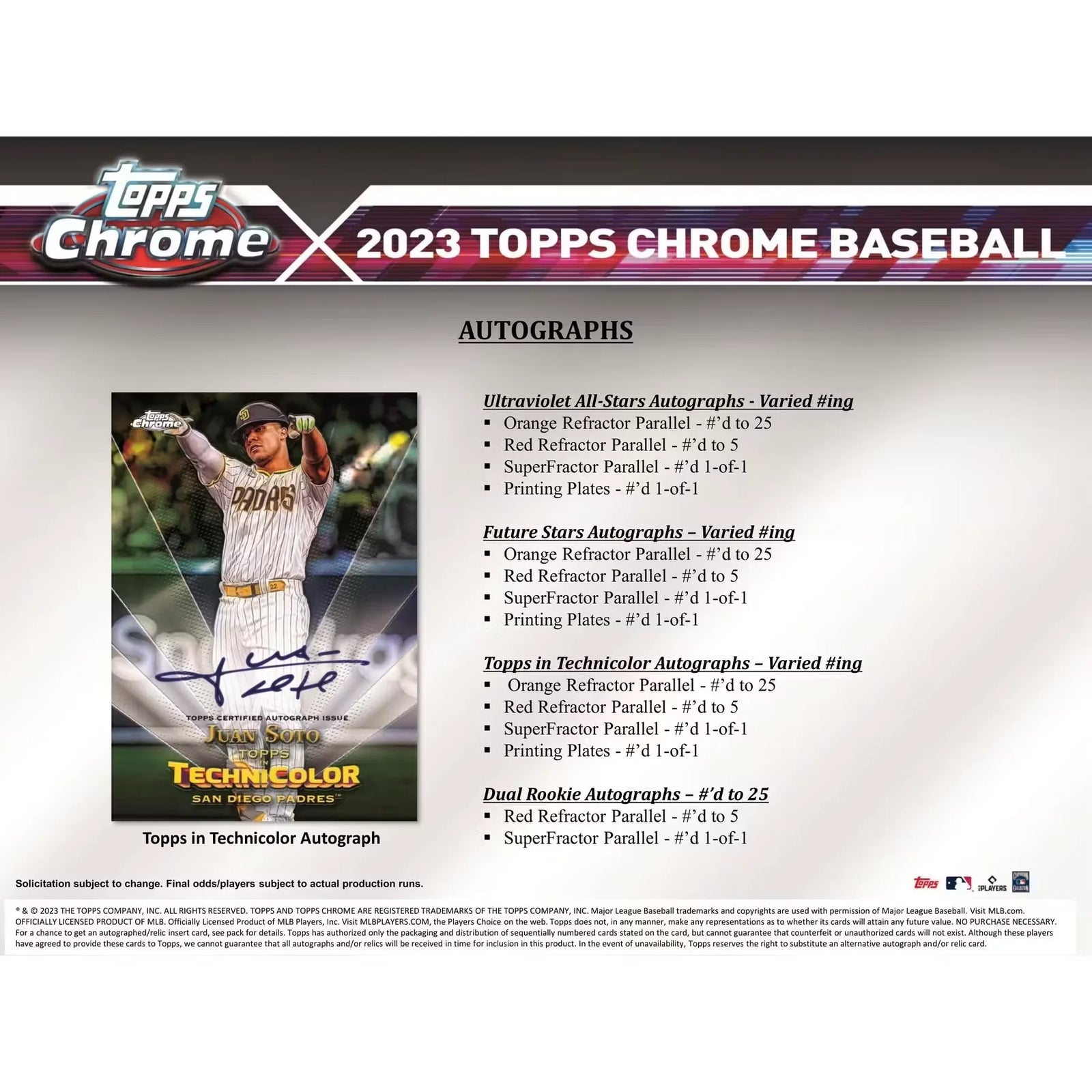 2023 Topps Chrome Baseball Blaster Box (Ships Sealed Only) - D