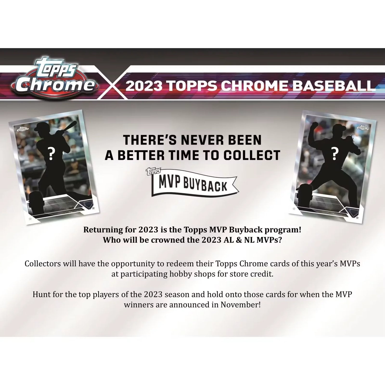 2023 Topps Chrome Baseball Blaster Box (Ships Sealed Only) - D