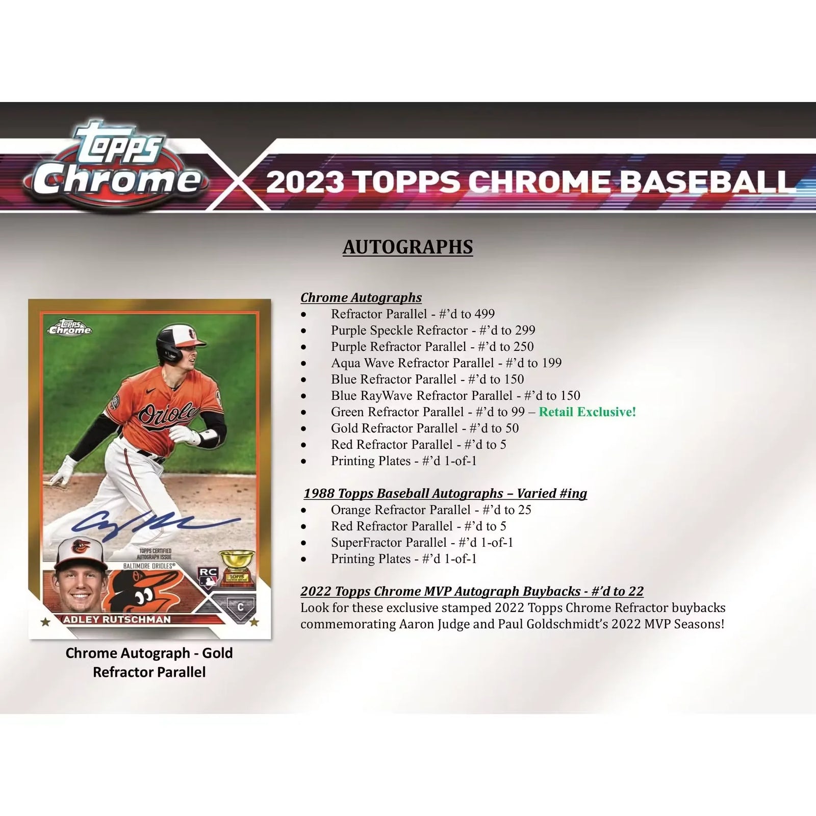 2023 Topps Chrome Baseball Blaster Box (Ships Sealed Only) - D