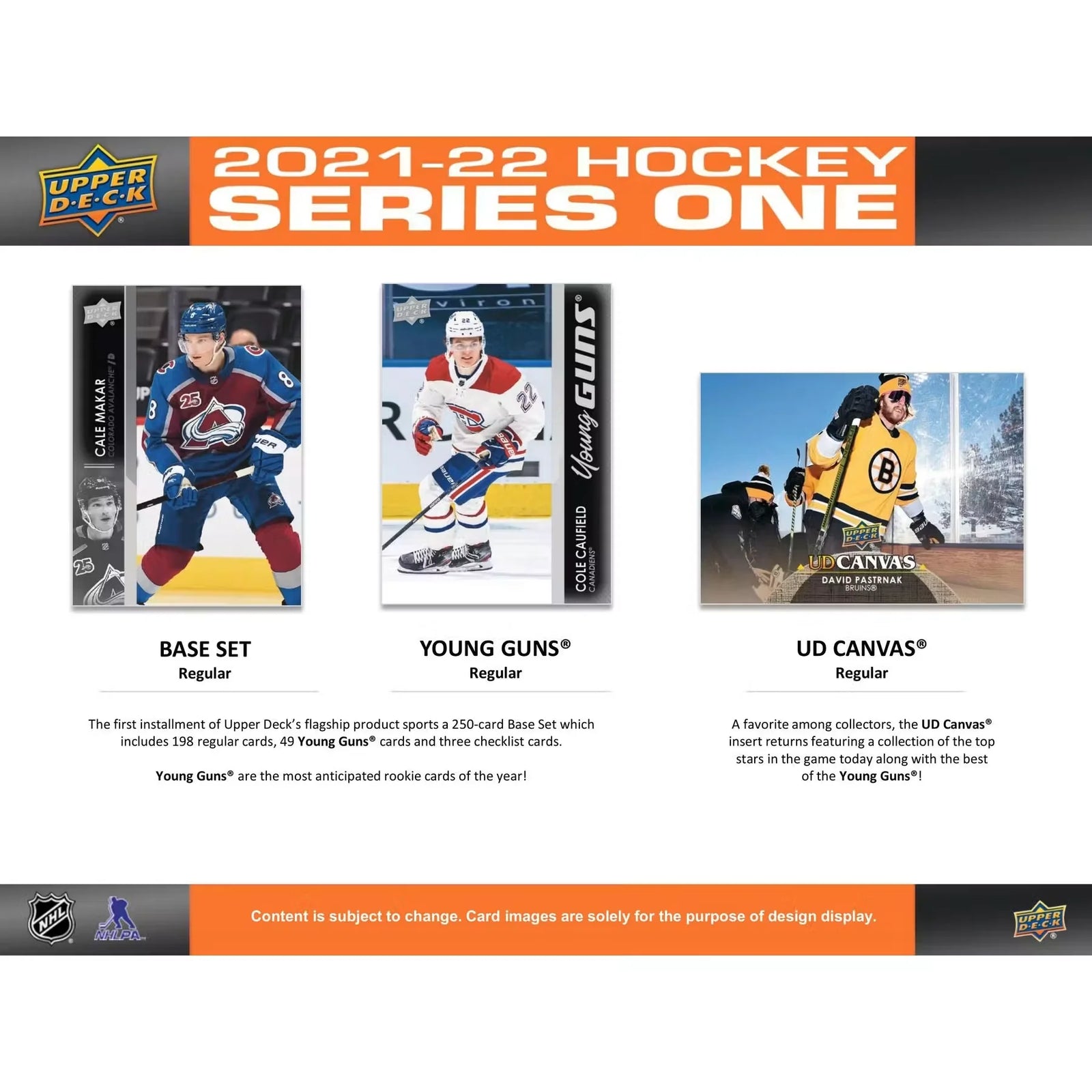 2021-22 Upper Deck Series 1 Hockey 24-Pack Retail Box (Ships Sealed Only) - D