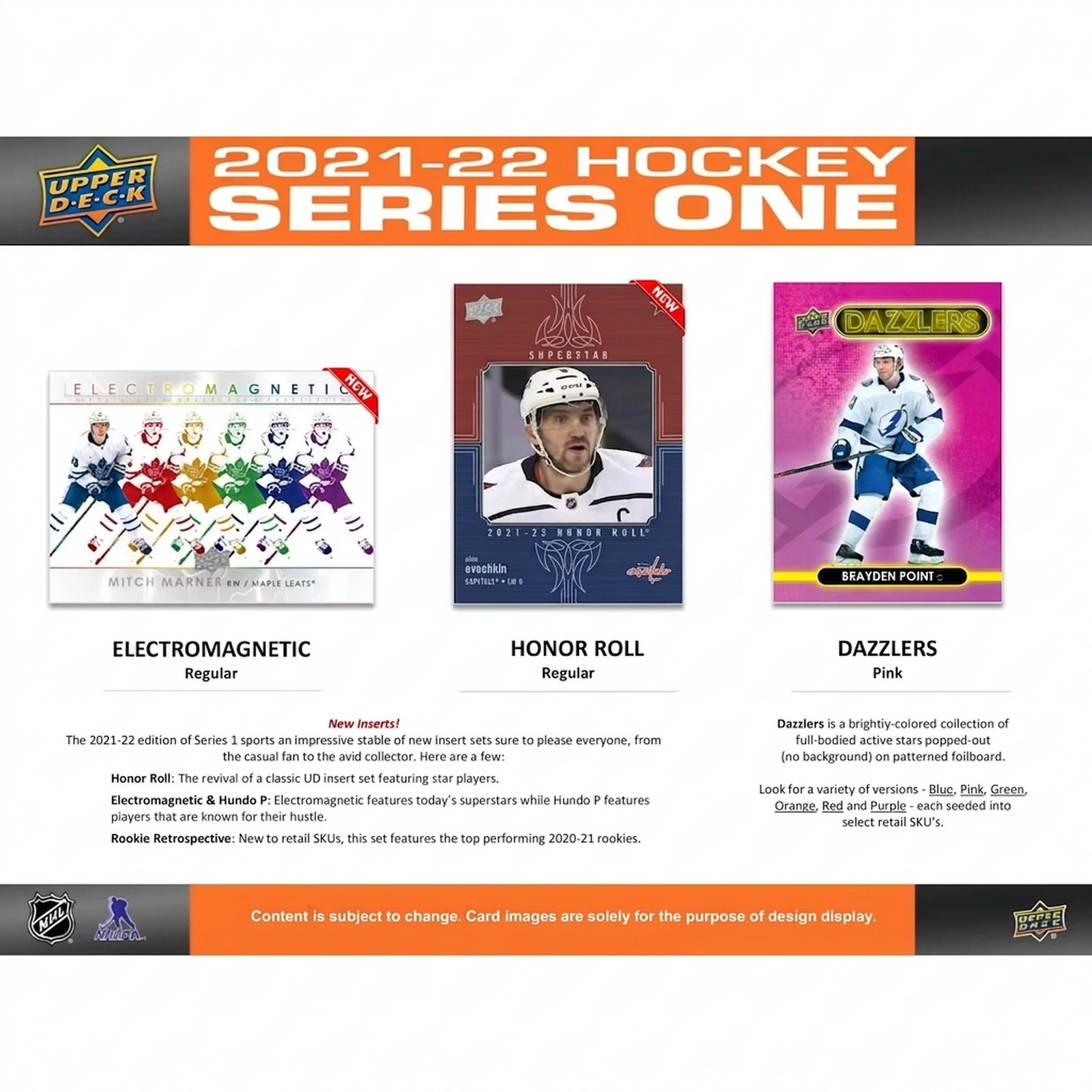 2021-22 Upper Deck Series 1 Hockey 24-Pack Retail Box (Ships Sealed Only) - D