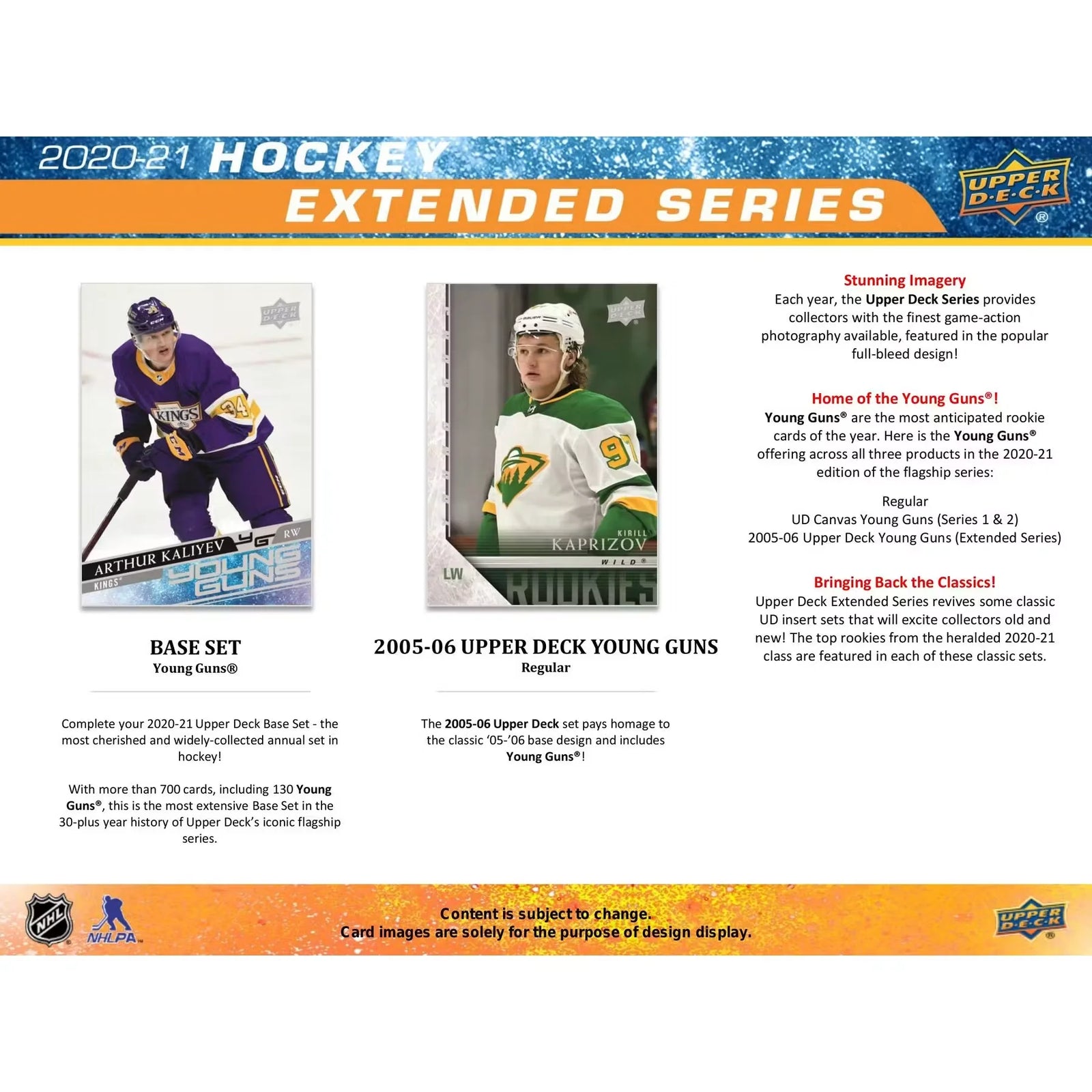 2020-21 Upper Deck Extended Series Hockey 24-Pack Retail Box (Ships Sealed Only)