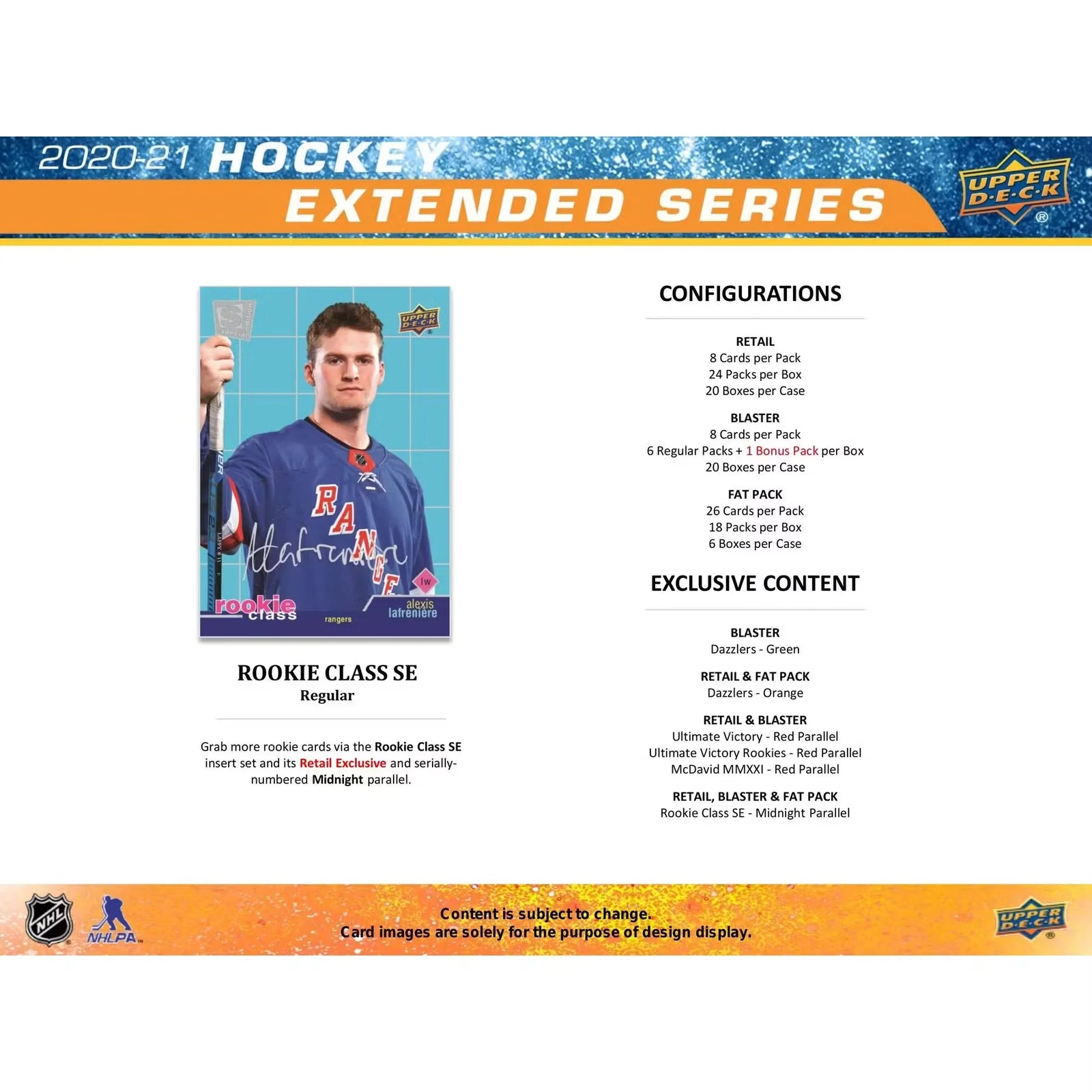2020-21 Upper Deck Extended Series Hockey 24-Pack Retail Box (Ships Sealed Only)