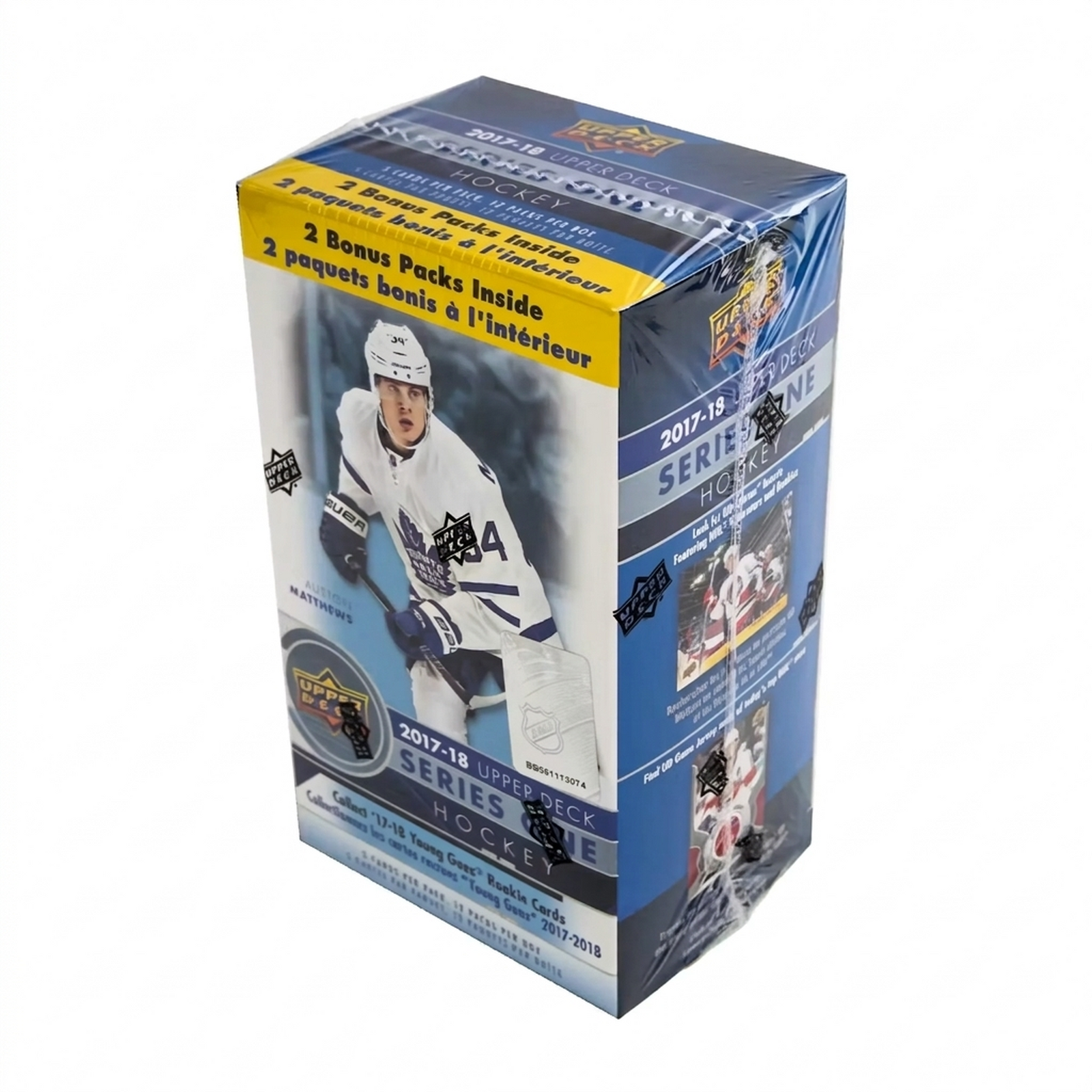2017-18 Upper Deck Series 1 Hockey Blaster Box (Ships Sealed Only)