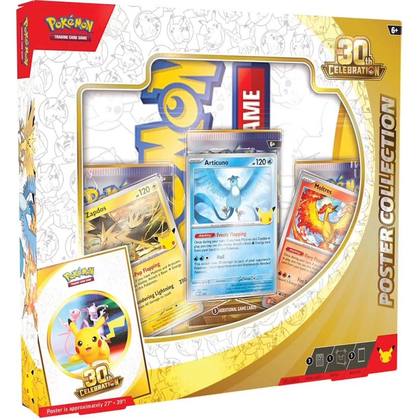 Pokemon 30th Celebration Poster Collection Box | Sealed (Ships Sealed Only)