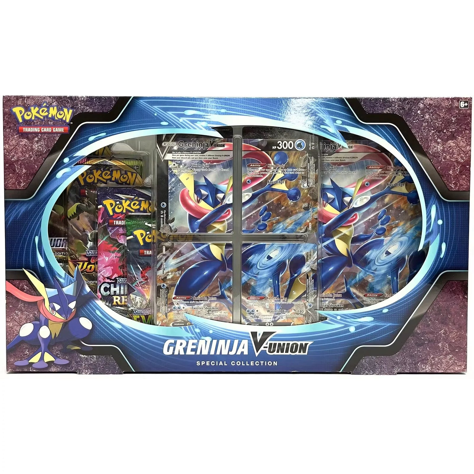 Pokemon Greninja V-Union Box | Sealed Booster Collection (Ships Sealed Only)