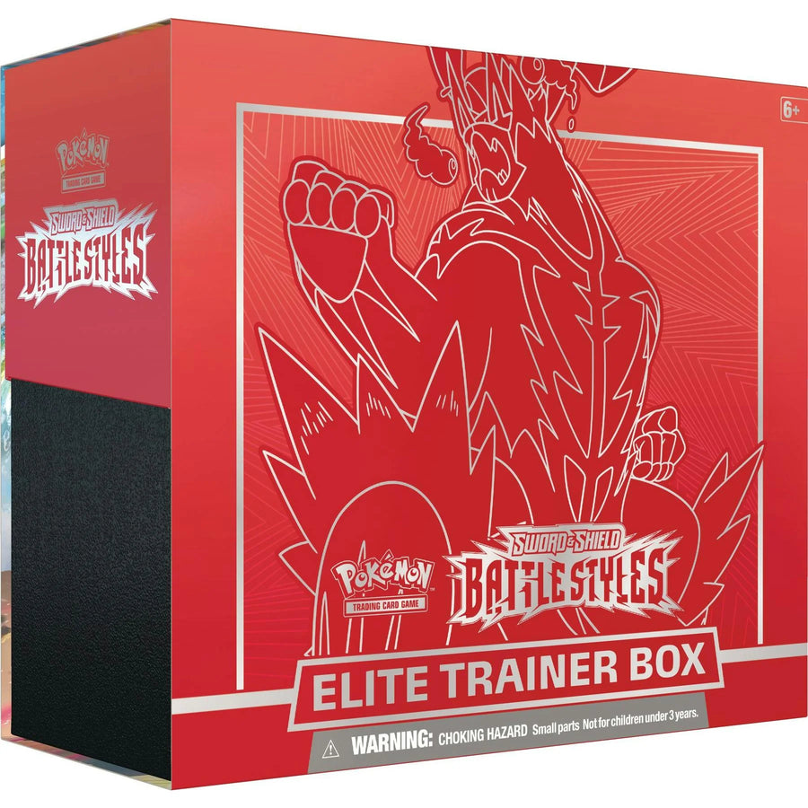 Pokemon Sword & Shield Battle Styles Elite Trainer Box | Red Sealed (Ships Sealed Only)