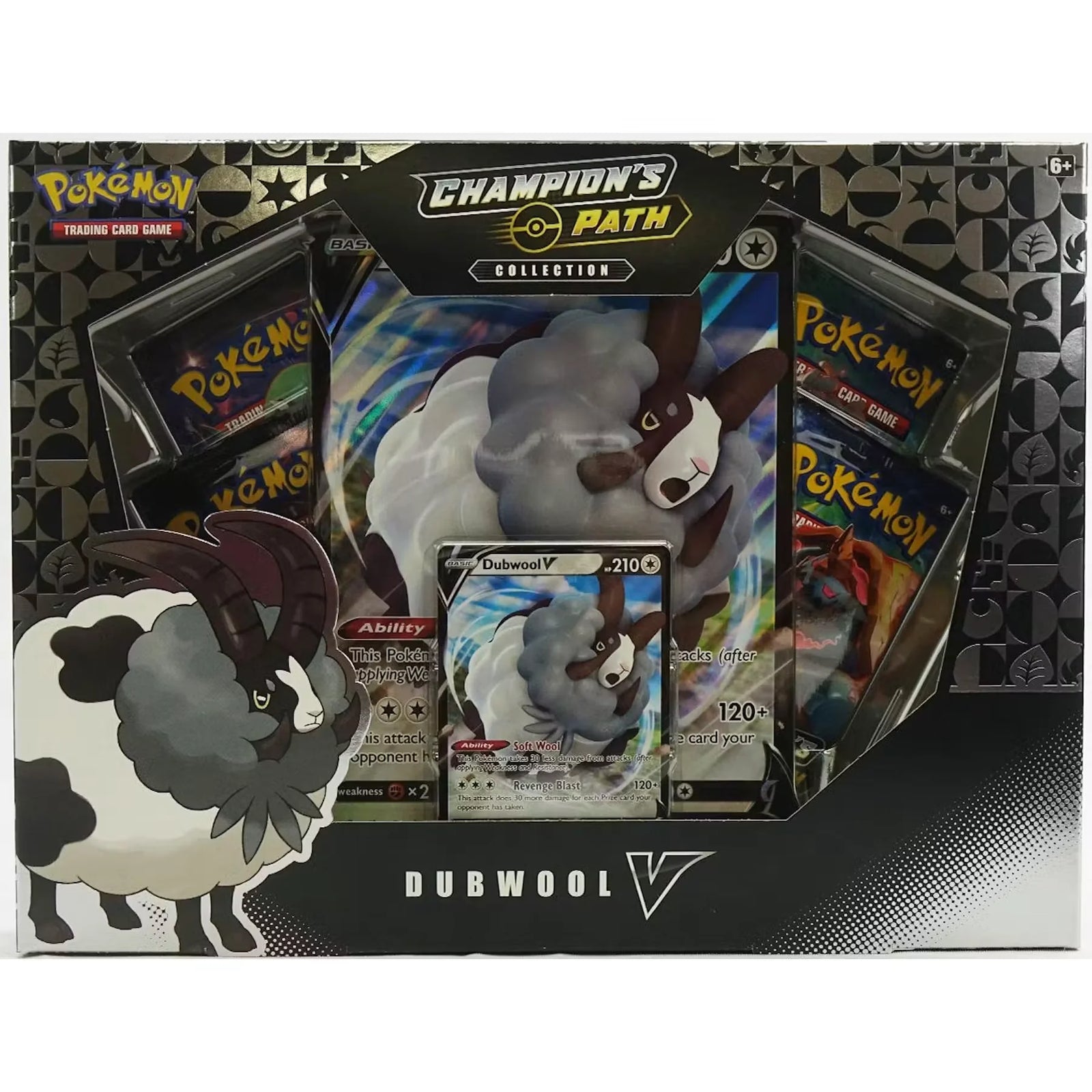 Pokemon Champion's Path Dubwool V Box (Ships Sealed Only) - D
