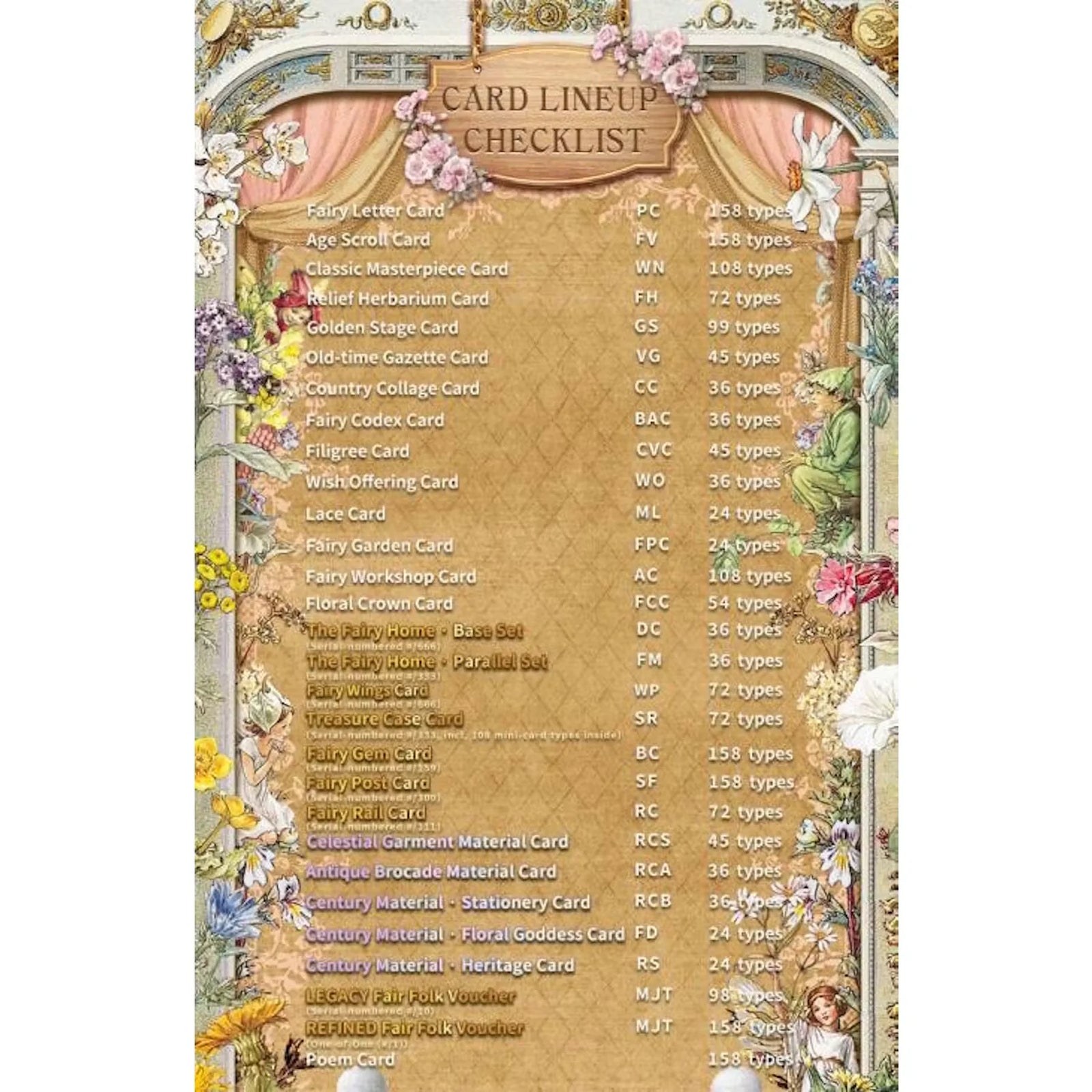 2026 Minjit Flower Fairies II Heritage Hobby Box | Presell