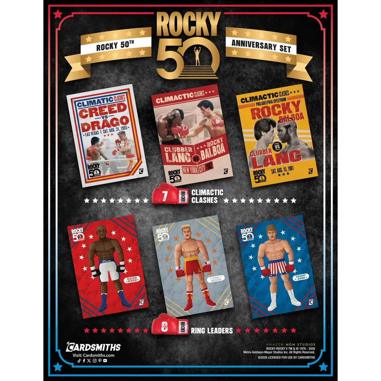 2026 Cardsmiths Rocky 50th Anniversary Mega Box | Presell