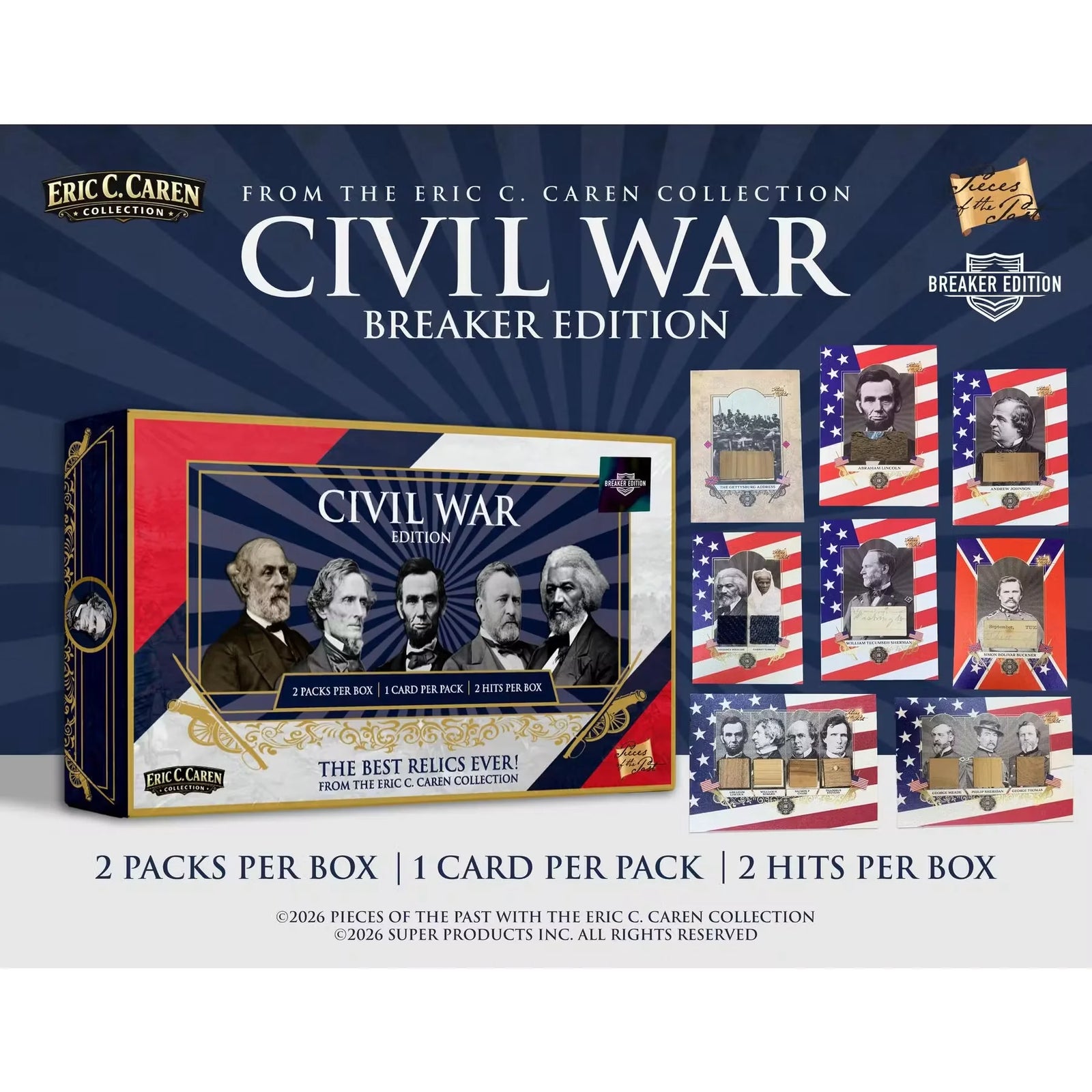 2026 Keepsake Pieces of the Past Civil War Breaker Edition Box | Presell
