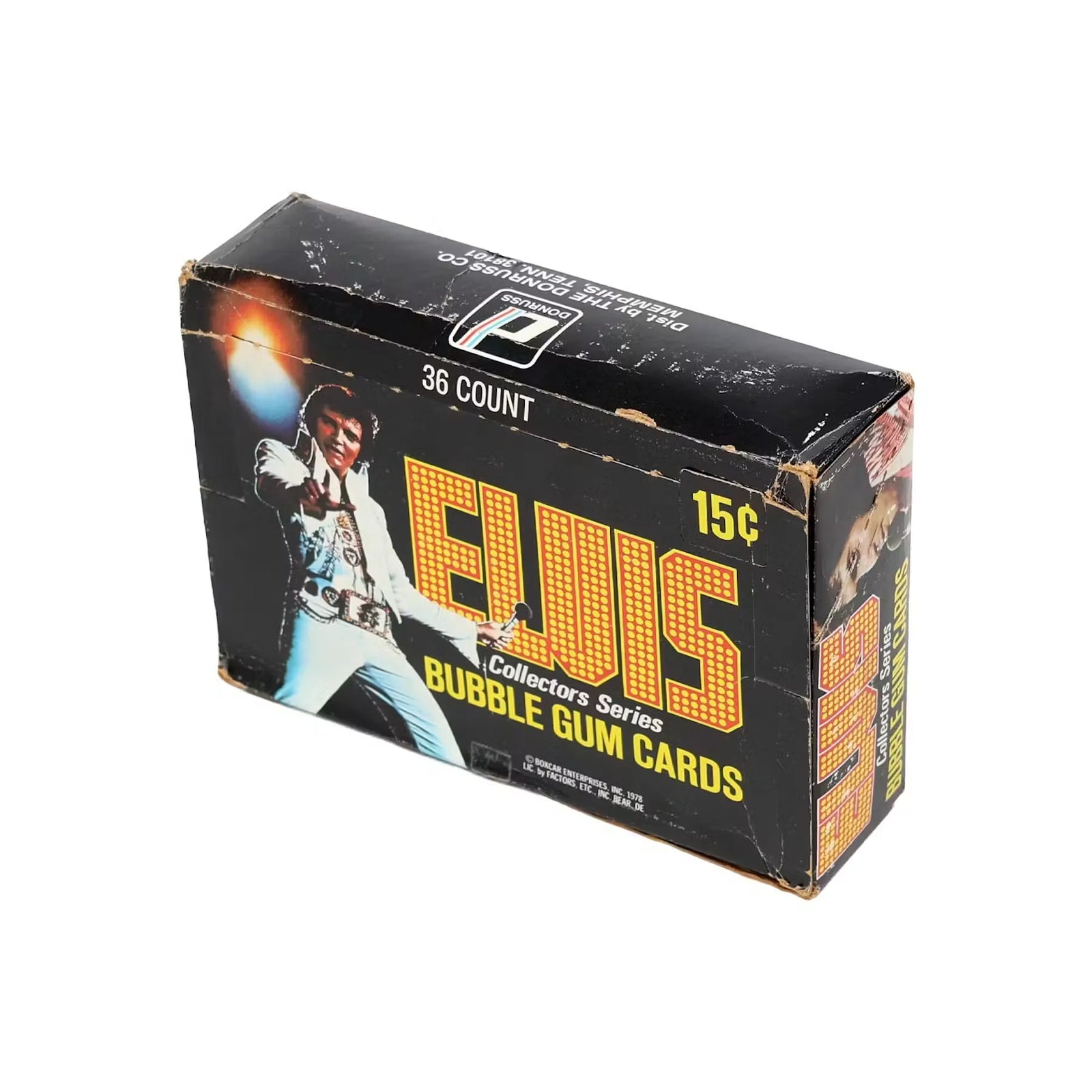 Elvis Presley 1978 Donruss Wax Box | 36 Packs, 7 Cards Per Pack (Ships Sealed Only)