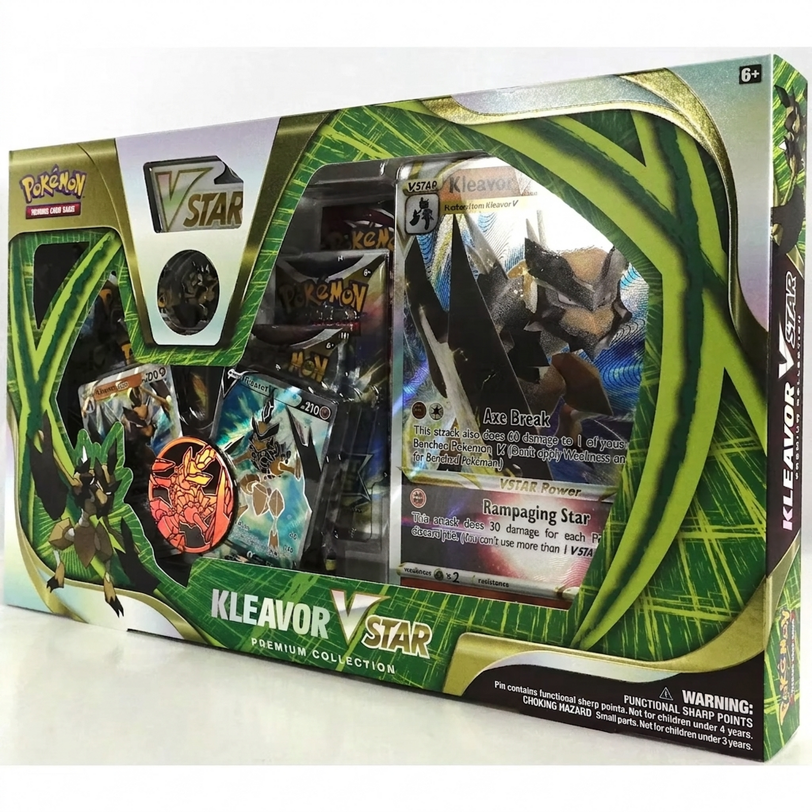 Pokemon Kleavor VSTAR Premium Collection Box (Ships Sealed Only)
