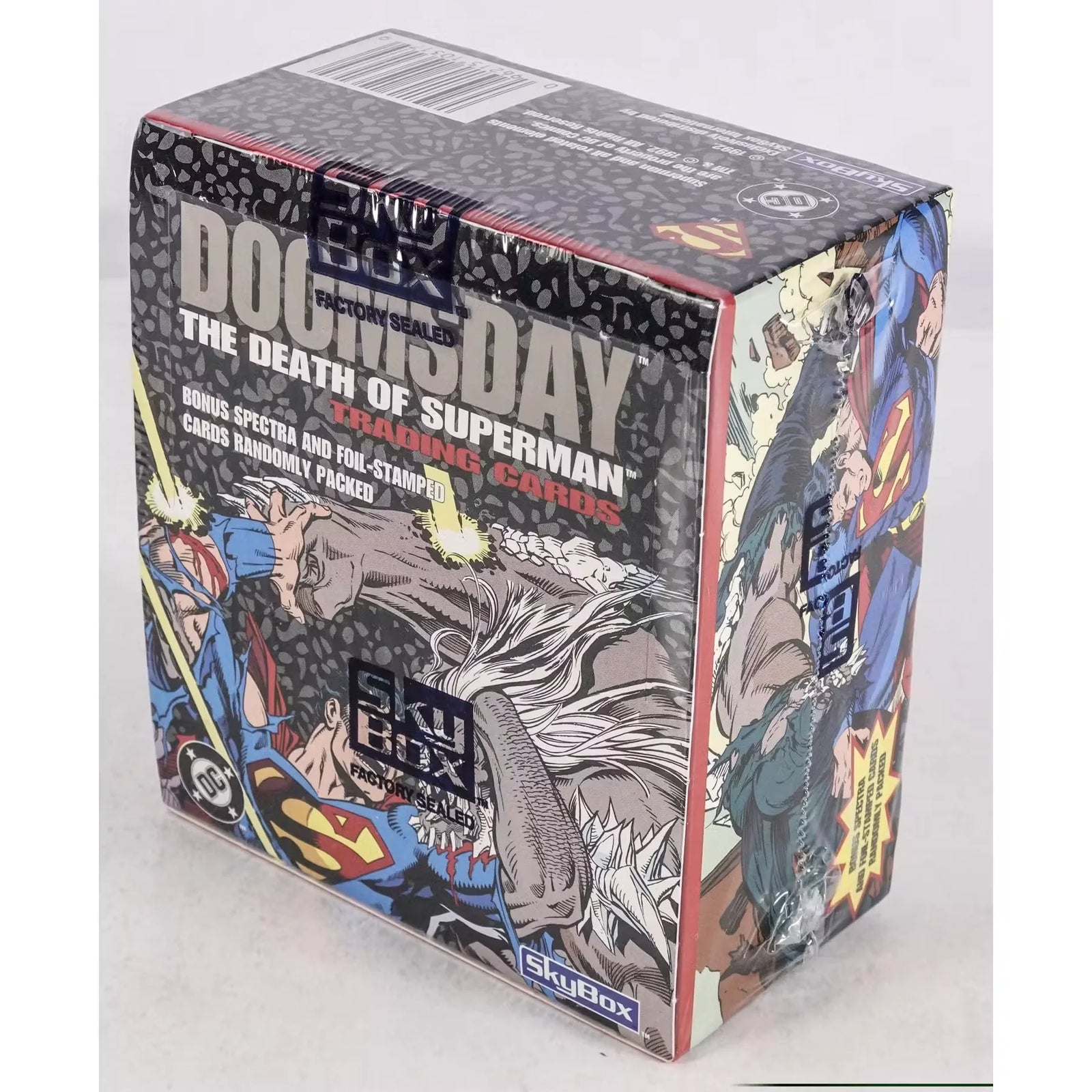 1992 Skybox Doomsday The Death of Superman Box