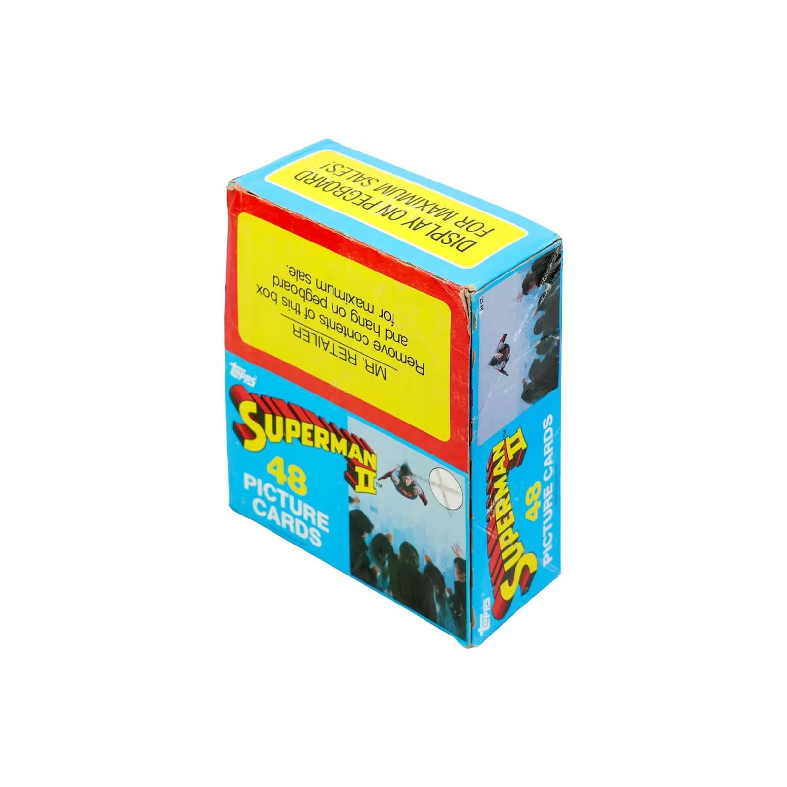 Superman II The Movie Rack Box | 1980 Topps (Ships Sealed Only)