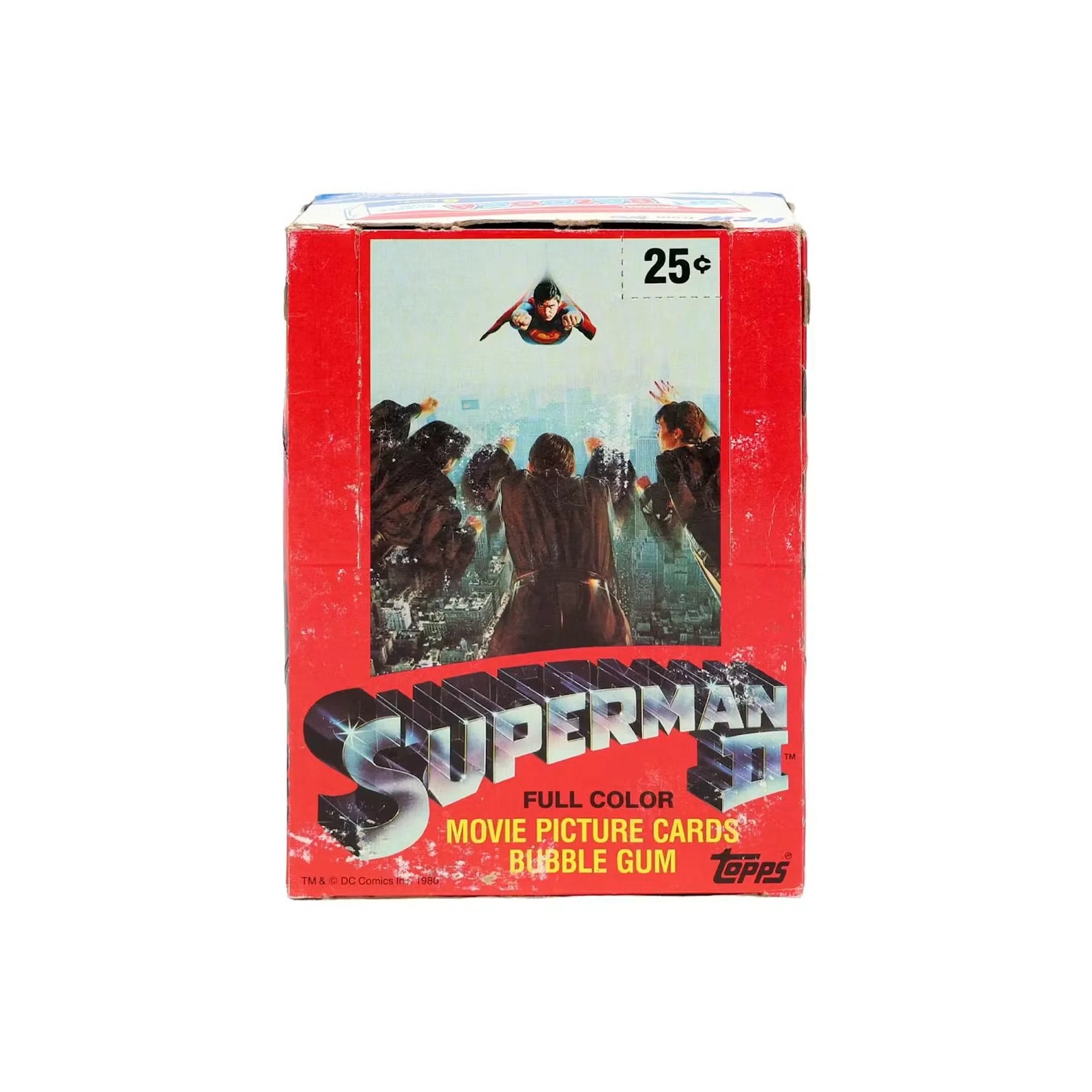 Superman II The Movie Wax Box | 1980 Topps Entertainment (Ships Sealed Only)