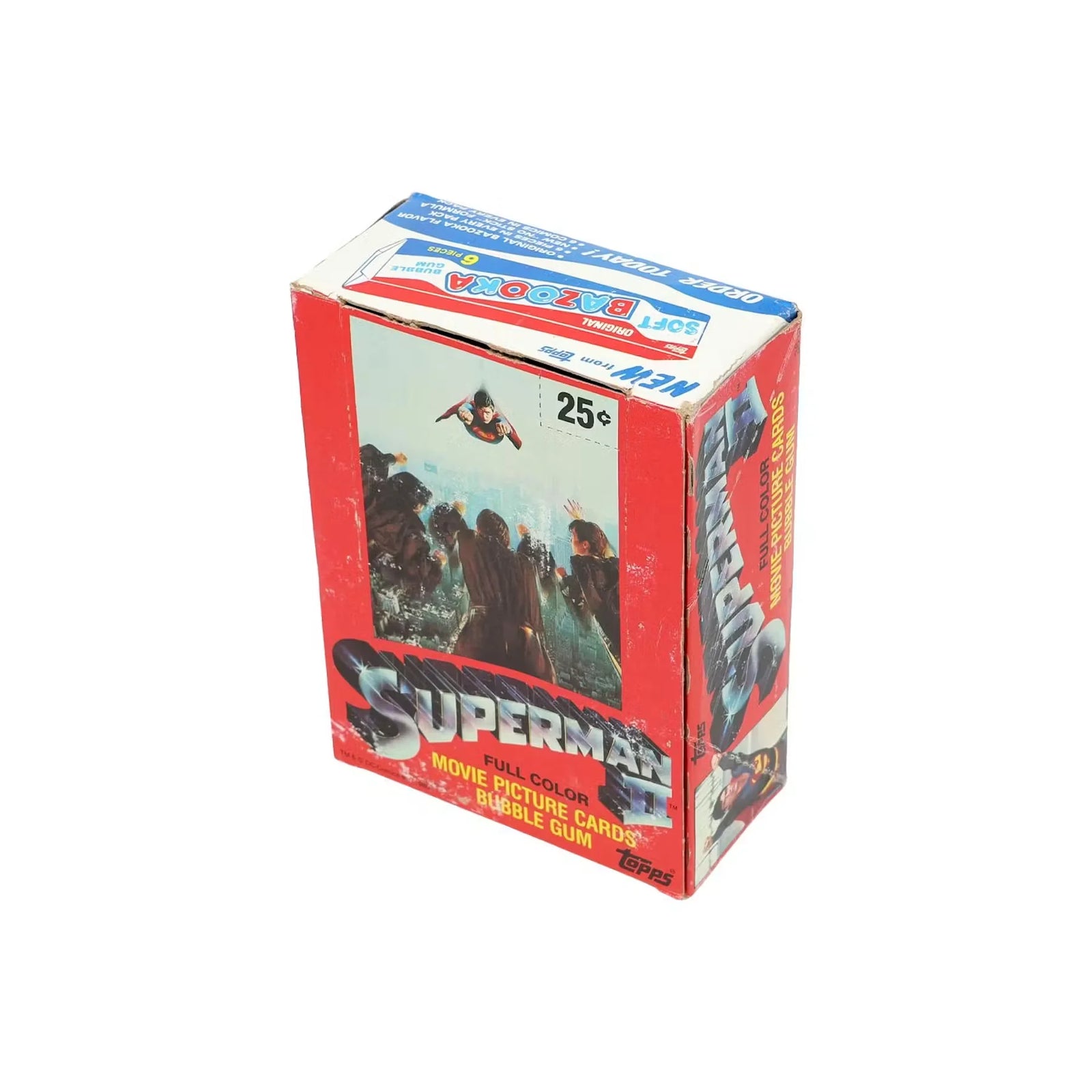 Superman II The Movie Wax Box | 1980 Topps Entertainment (Ships Sealed Only)