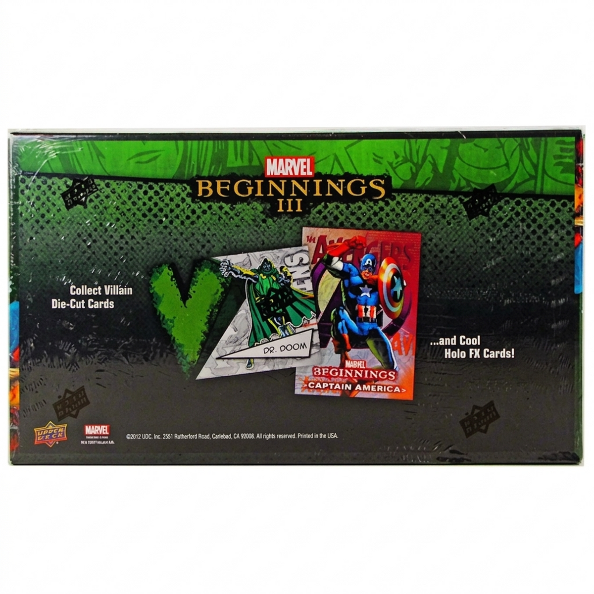 Marvel Beginnings III Trading Cards Hobby Box | 2012 Upper Deck | P1983609