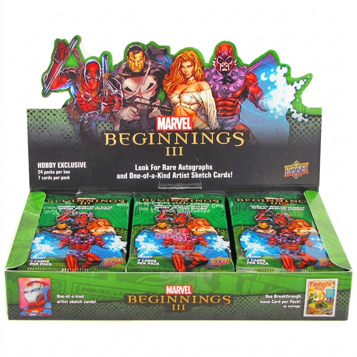 Marvel Beginnings III Trading Cards Hobby Box | 2012 Upper Deck | P1983609