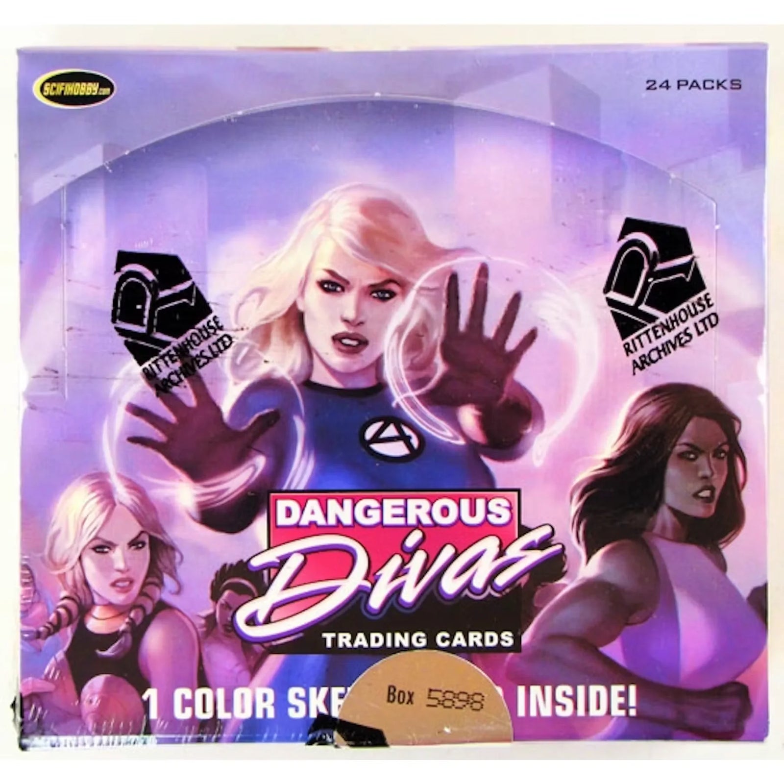 Marvel Dangerous Divas Trading Cards Box (2011 Rittenhouse) (Ships Sealed Only)