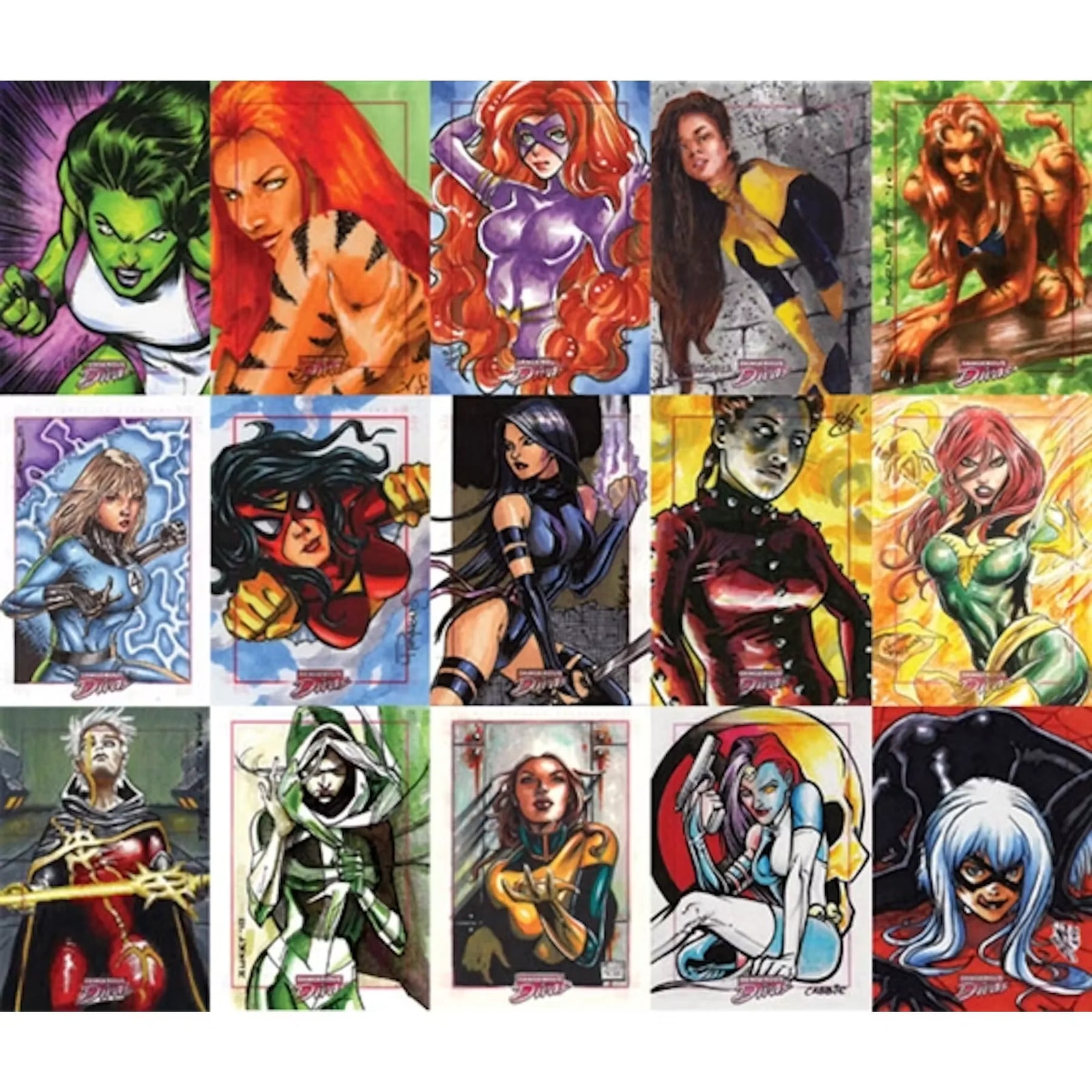 Marvel Dangerous Divas Trading Cards Box (2011 Rittenhouse) (Ships Sealed Only)