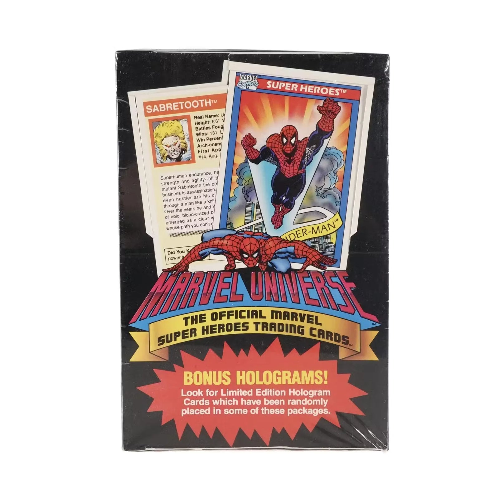 Marvel Universe Series 1 Wax Box (1990 Impel) - D3
