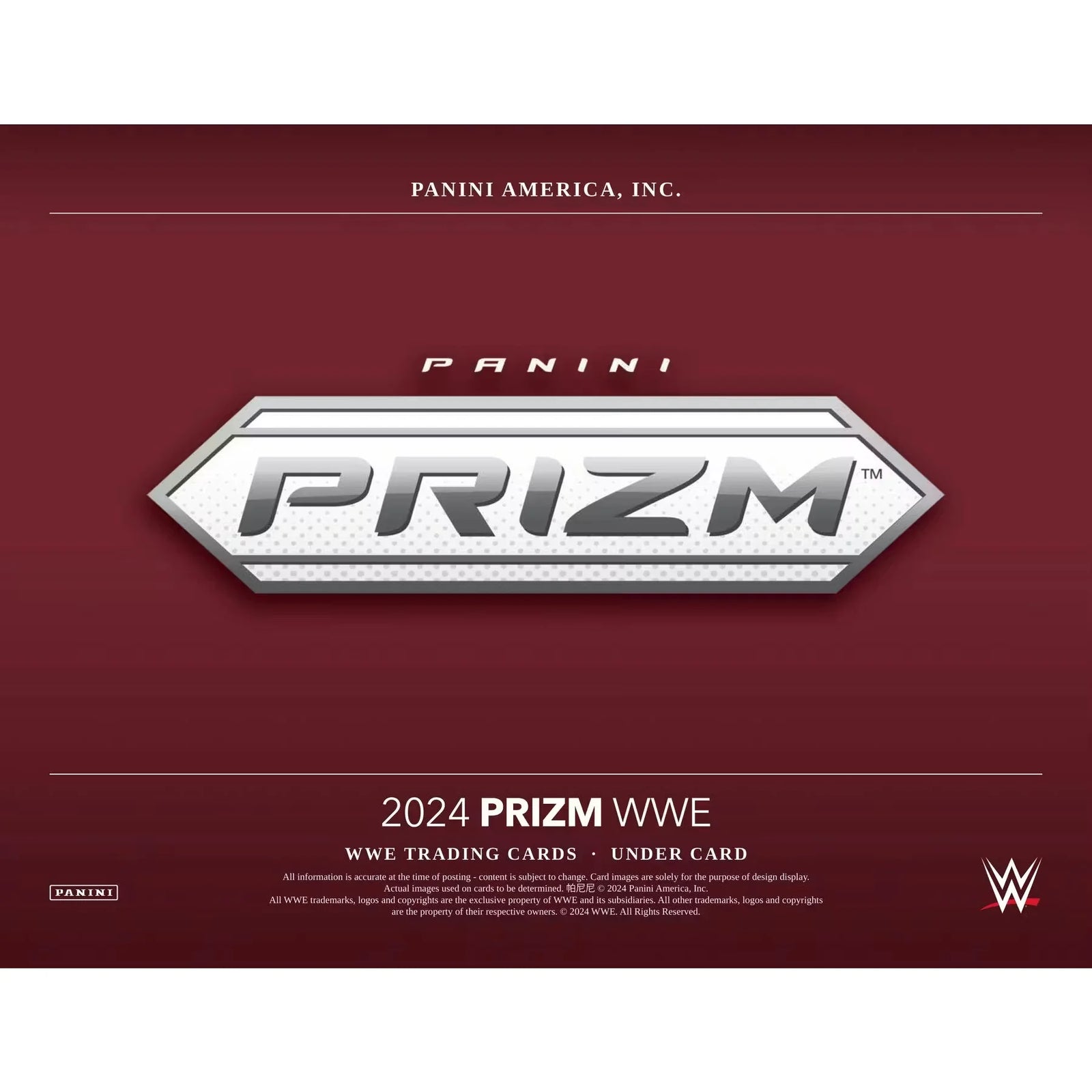 2024 Panini Prizm WWE Wrestling Under Card Box (Ships Sealed Only)