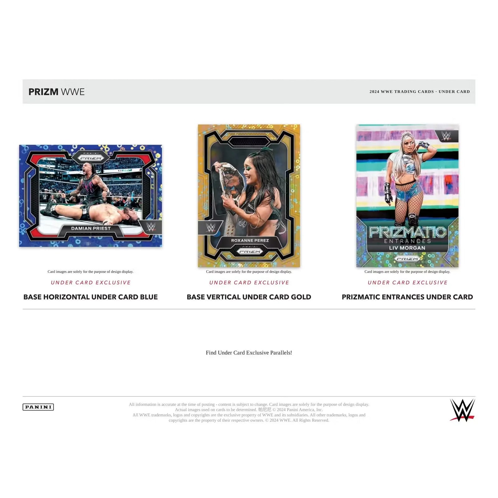 2024 Panini Prizm WWE Wrestling Under Card Box (Ships Sealed Only)