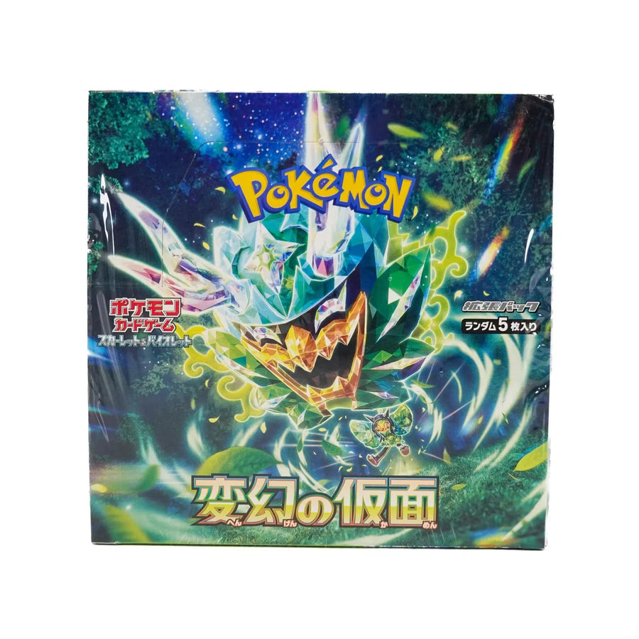 Pokemon Scarlet & Violet Transformation Mask Booster Box | Japanese (Ships Sealed Only)
