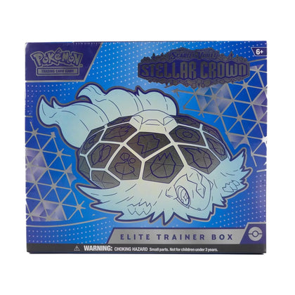Pokemon Scarlet & Violet: Stellar Crown Elite Trainer Box (Ships Sealed Only) - D