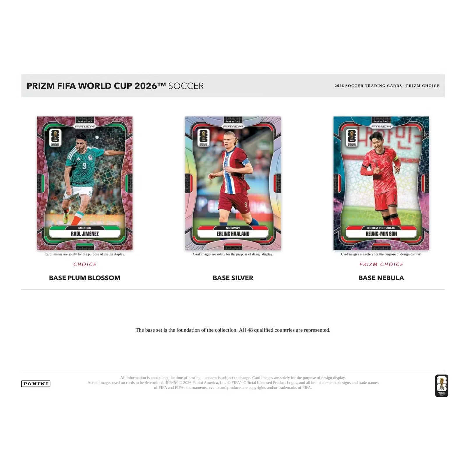 2026 Panini Prizm FIFA World Cup Soccer Choice Box | 8 Cards (Ships Sealed Only)