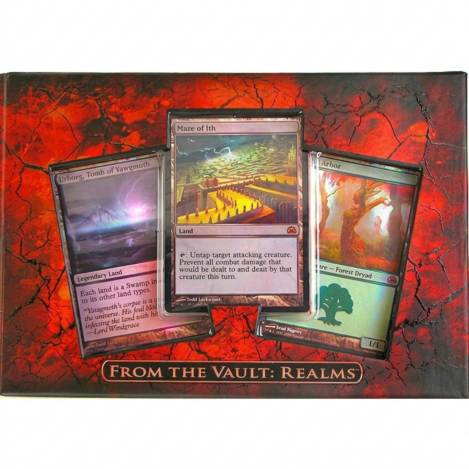 Magic the Gathering From the Vault: Realms Gift Box | 15 Foil Lands (Ships Sealed Only)