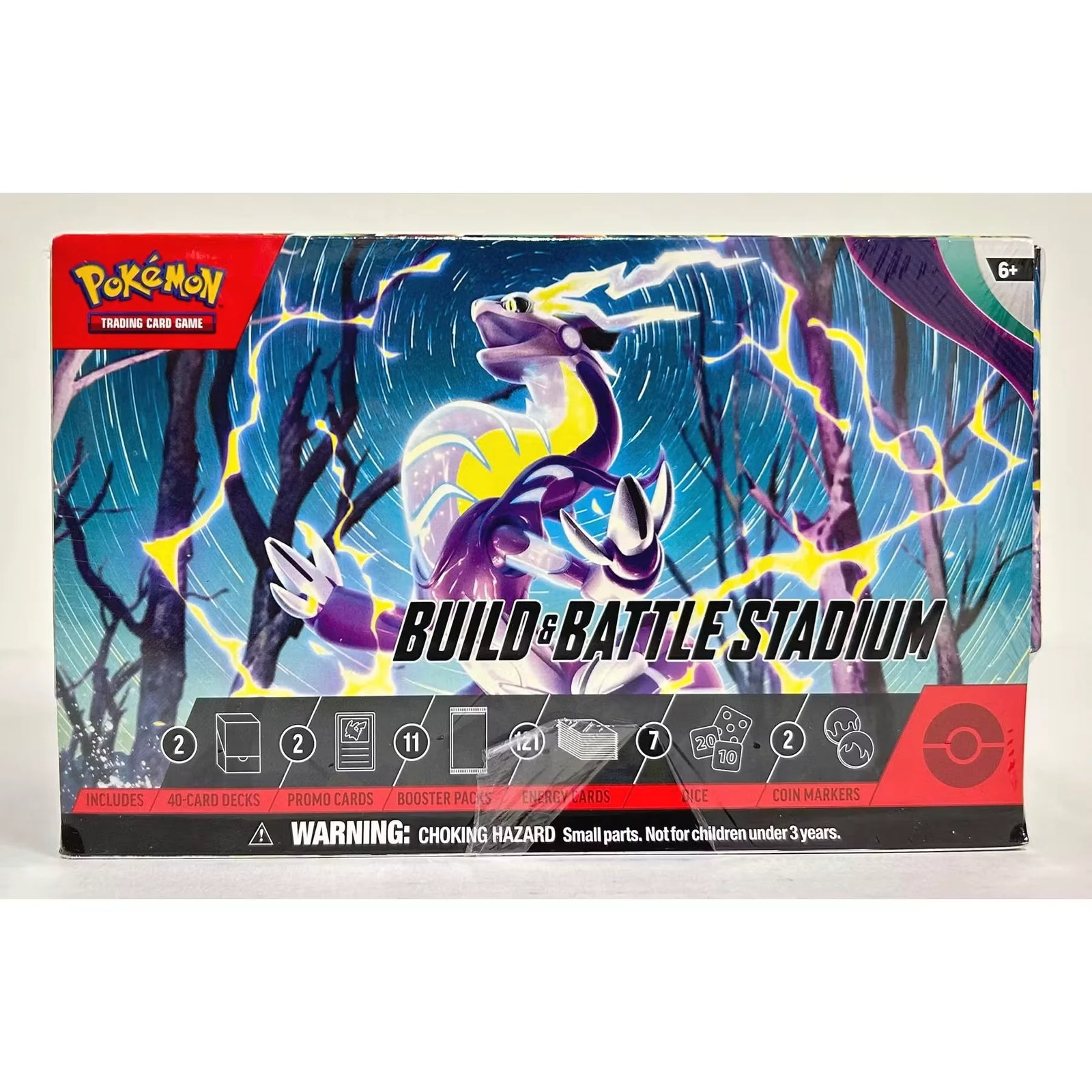 Pokemon Scarlet & Violet Build & Battle Stadium Box (Torn Cello) (Ships Sealed Only)