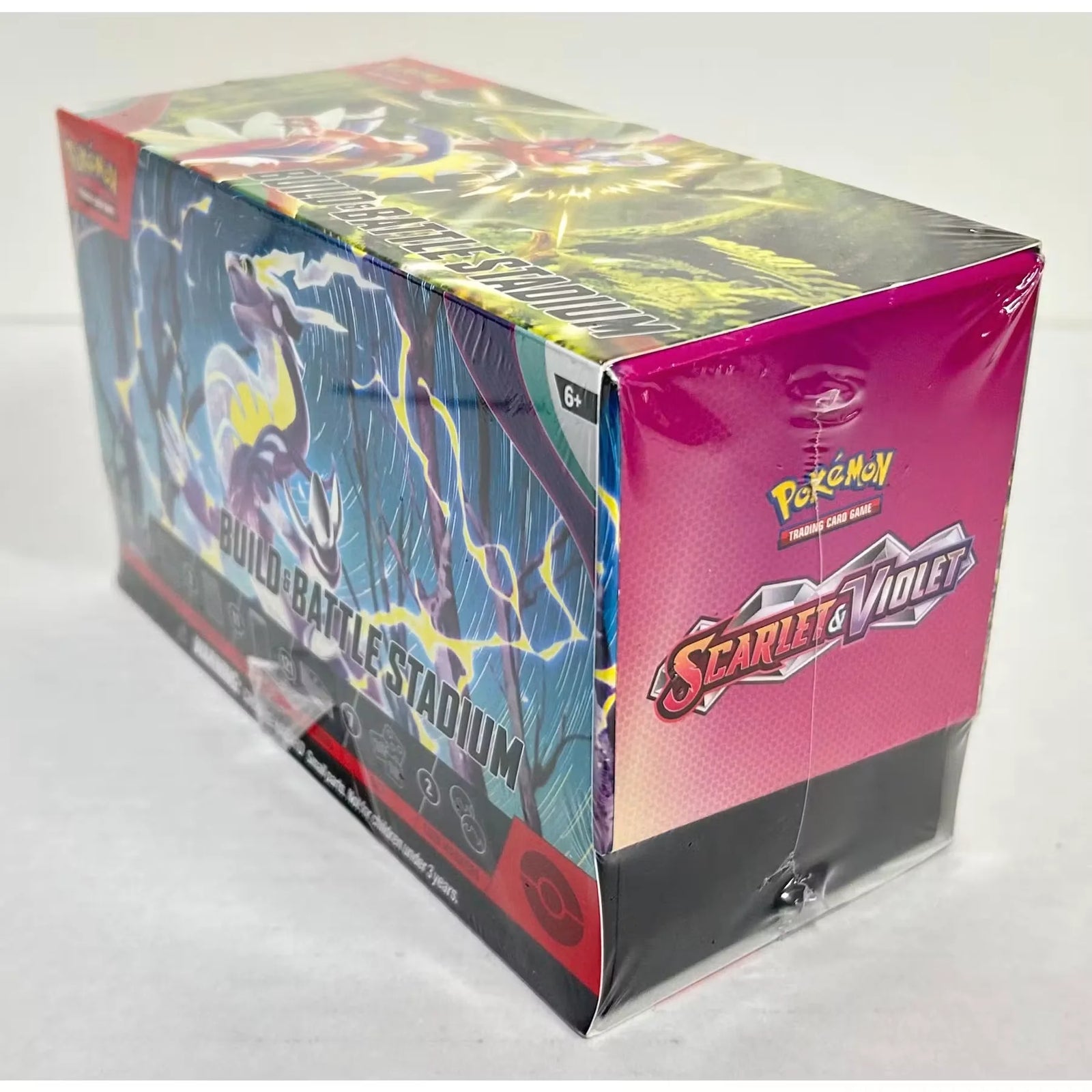 Pokemon Scarlet & Violet Build & Battle Stadium Box (Torn Cello) (Ships Sealed Only)