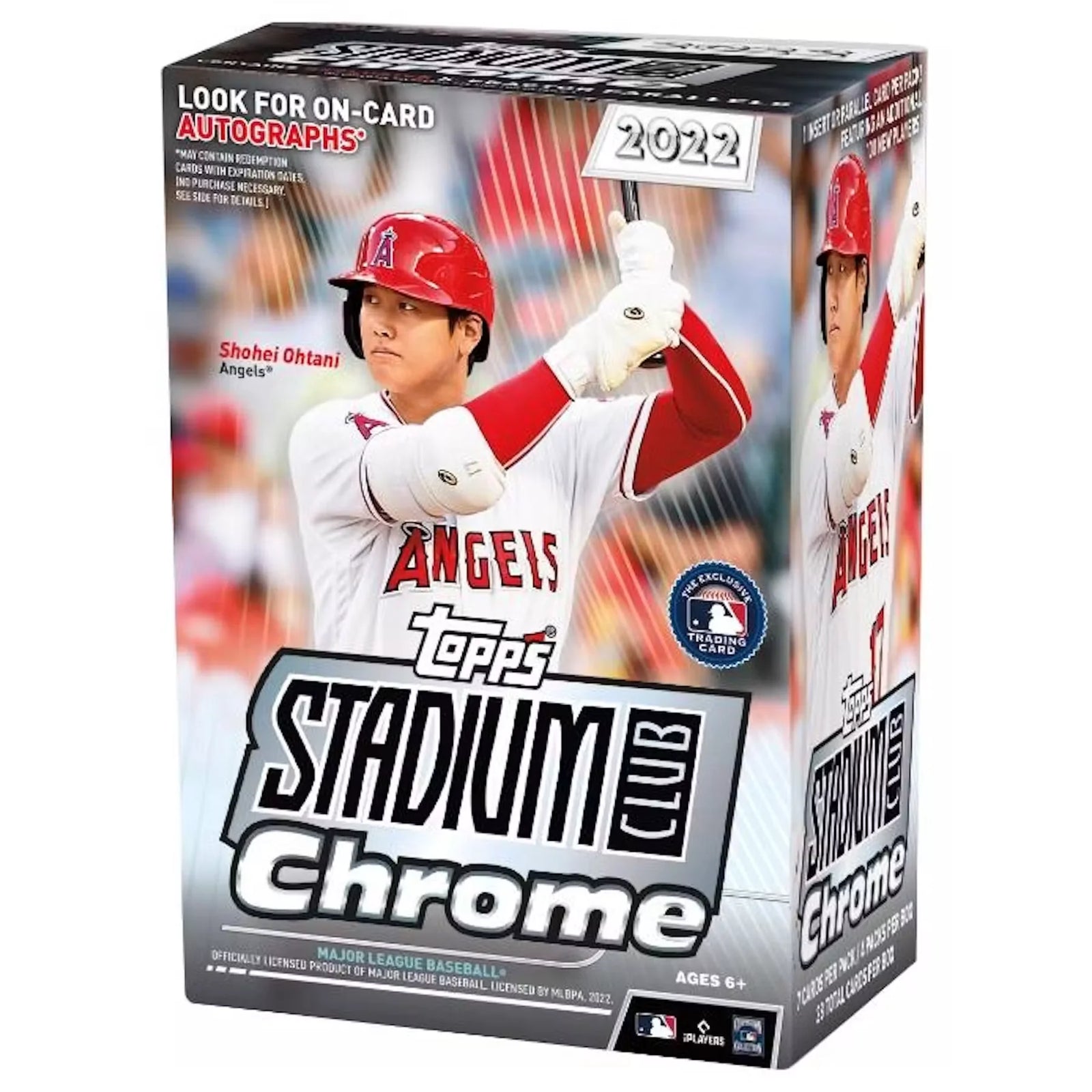 2022 Topps Stadium Club Chrome Baseball Blaster Box (Ships Sealed Only) - D2