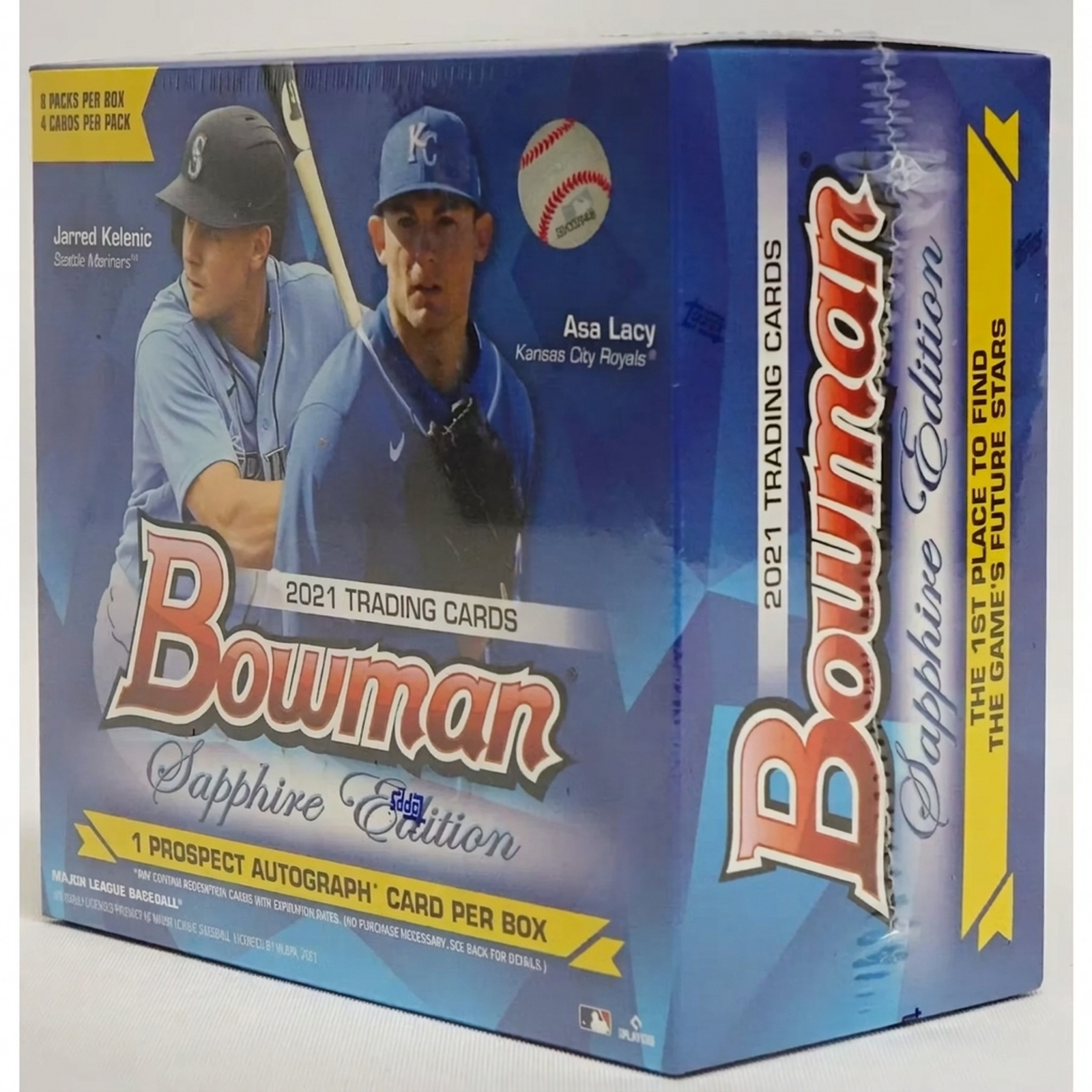 2021 Bowman Baseball Sapphire Edition Hobby Box (Ships Sealed Only)