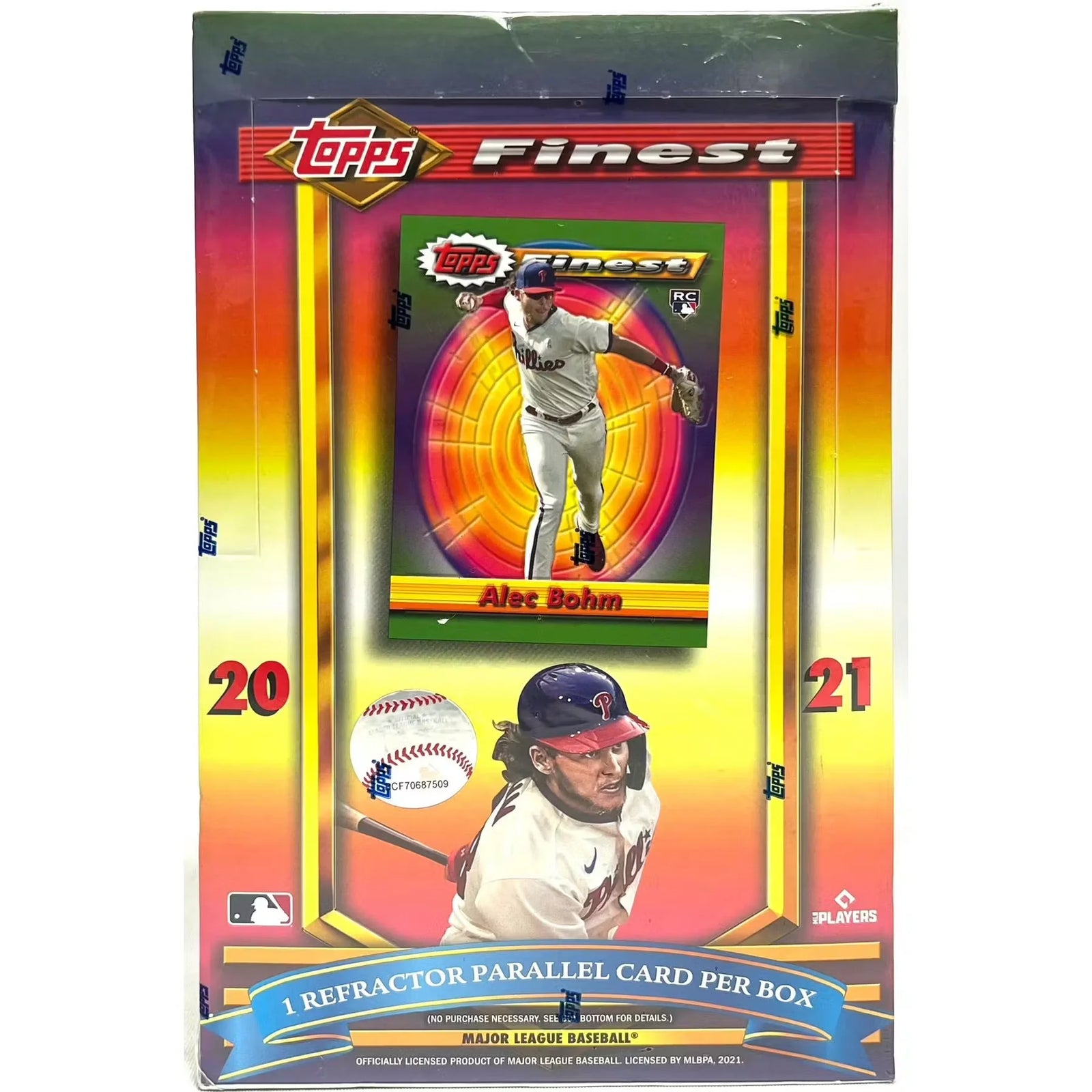 2021 Topps Finest Flashbacks Baseball Hobby Box (Ships Sealed Only)