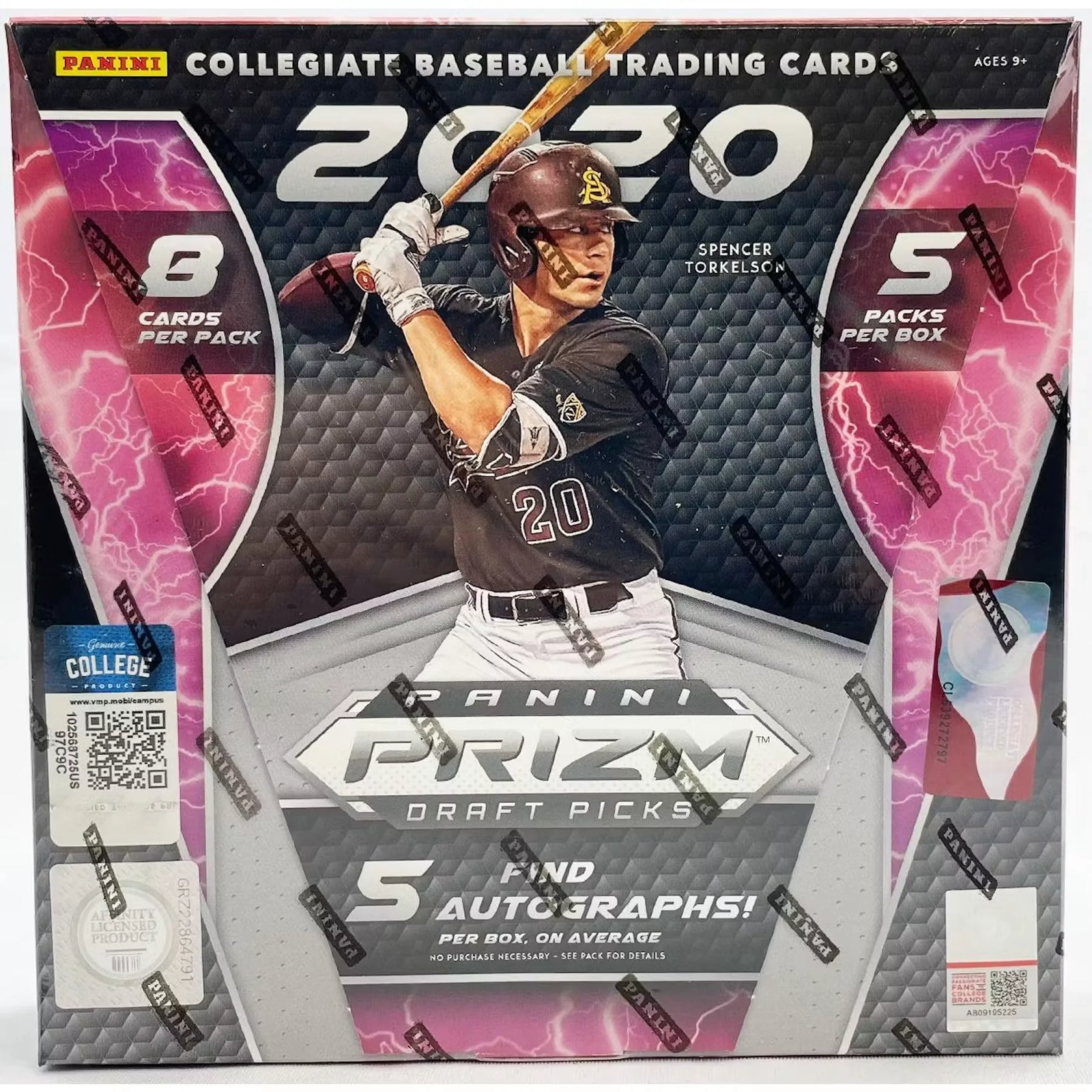 2020 Panini Prizm Draft Picks Baseball Hobby Box (Ships Sealed Only)