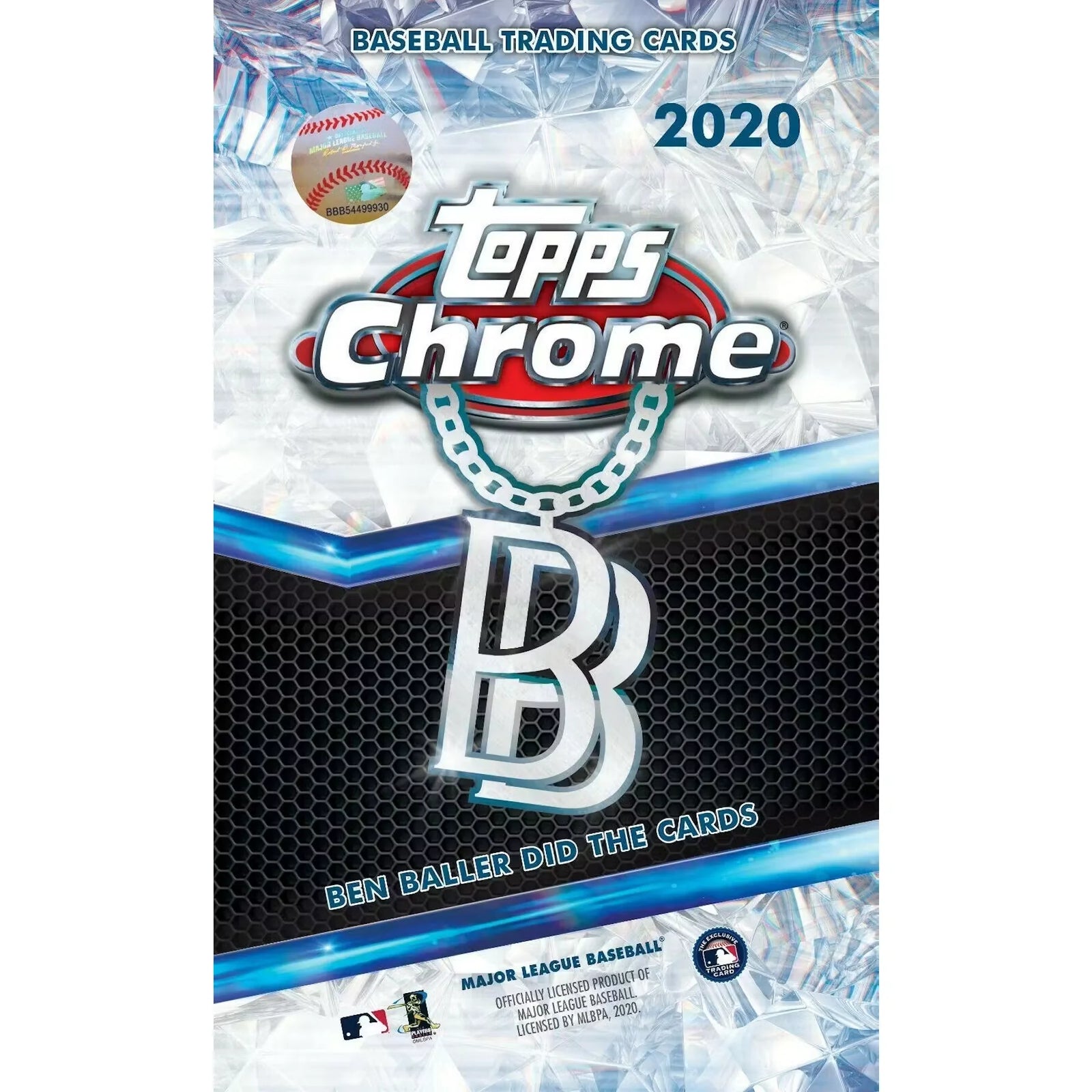 2020 Topps Chrome Baseball Ben Baller Edition Hobby Box (Ships Sealed Only)