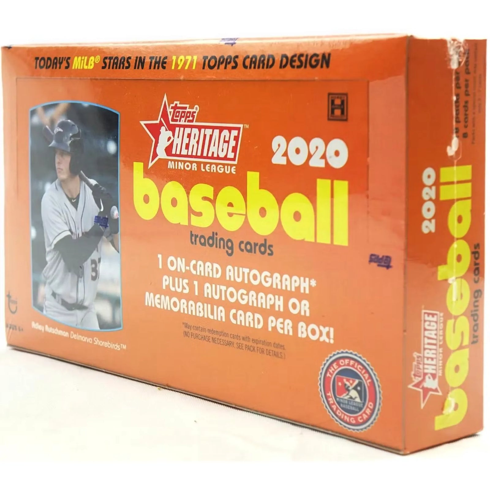 2020 Topps Heritage Minor League Baseball Hobby Box (Ships Sealed Only) - D