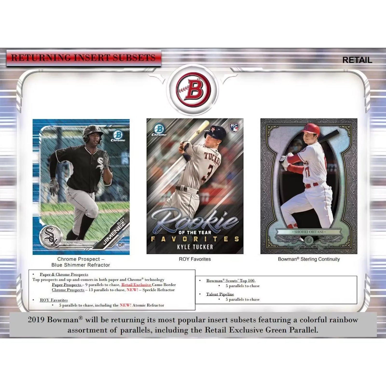 2019 Bowman Baseball Blaster Box | Chrome Prospect Autographs (Ships Sealed Only)