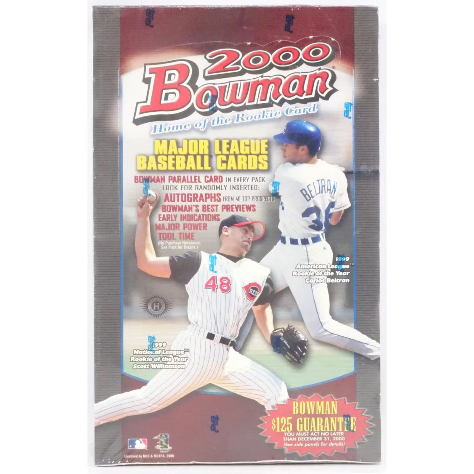 2000 Bowman Baseball Hobby Box | 114 Rookie Cards (Ships Sealed Only)