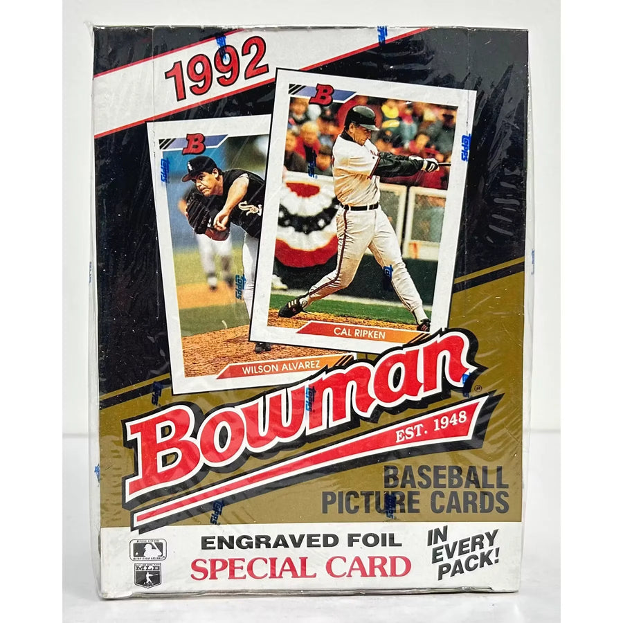 1992 Bowman Baseball Hobby Wax Box | Factory Sealed (Ships Sealed Only)