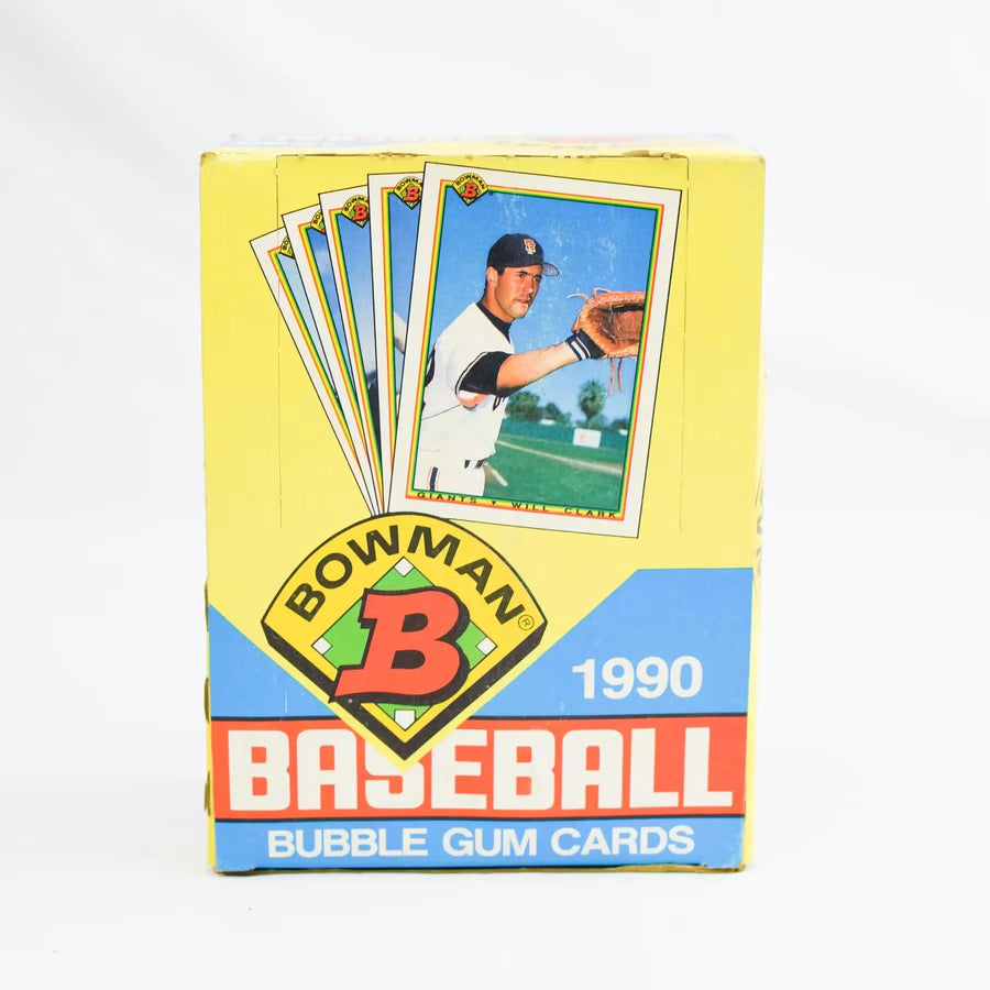 1990 Bowman Baseball Wax Box | 36 Packs, 14 Cards Each (Ships Sealed Only)