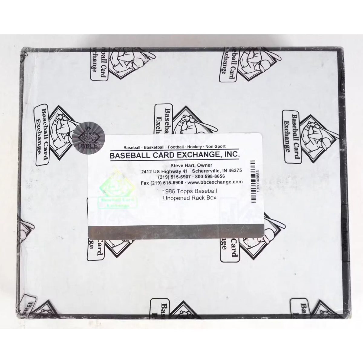 1986 Topps Baseball Rack Box | BBCE Wrapped (Ships Sealed Only) | P2063895